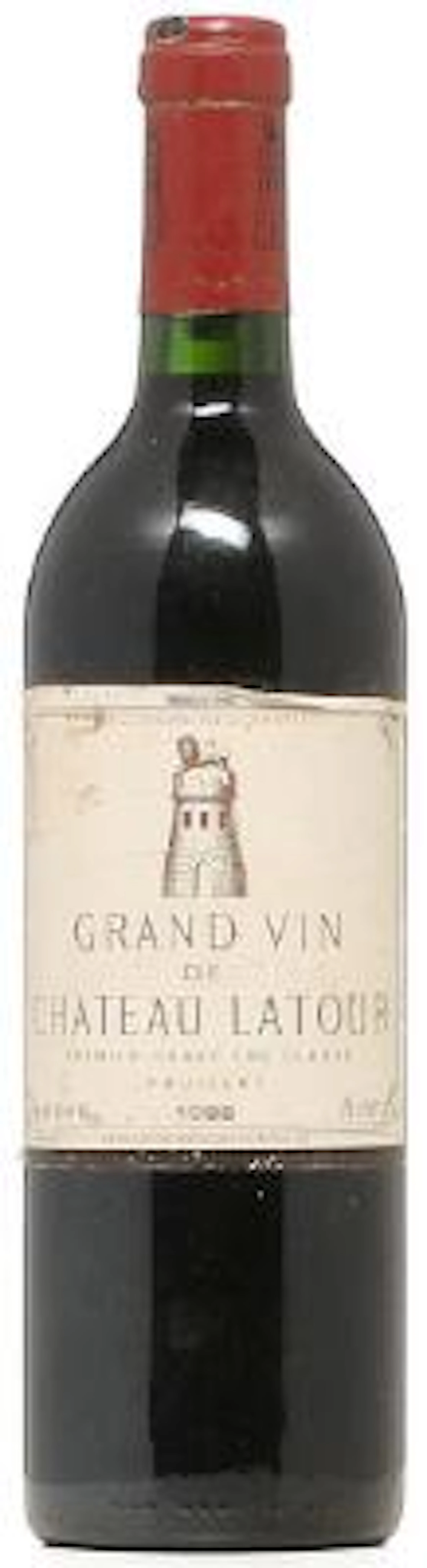 1 bt. Château Latour, Pauillac. 1. Cru Classé 1988 A (hf/in). – Bruun
