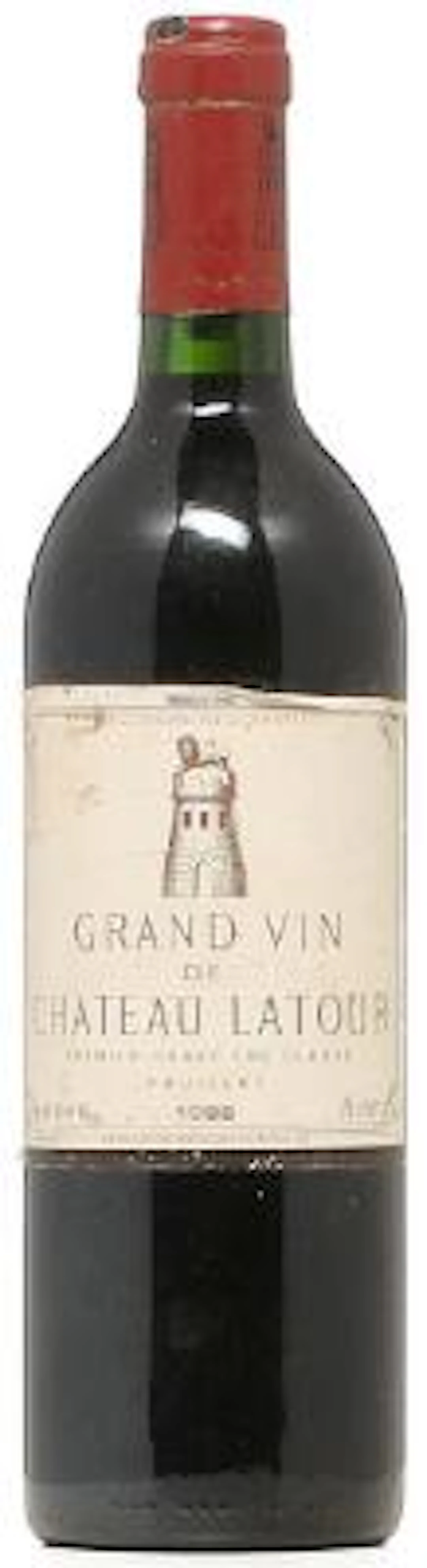 1 bt. Château Latour, Pauillac. 1. Cru Classé 1988 A (hf/in). – Bruun