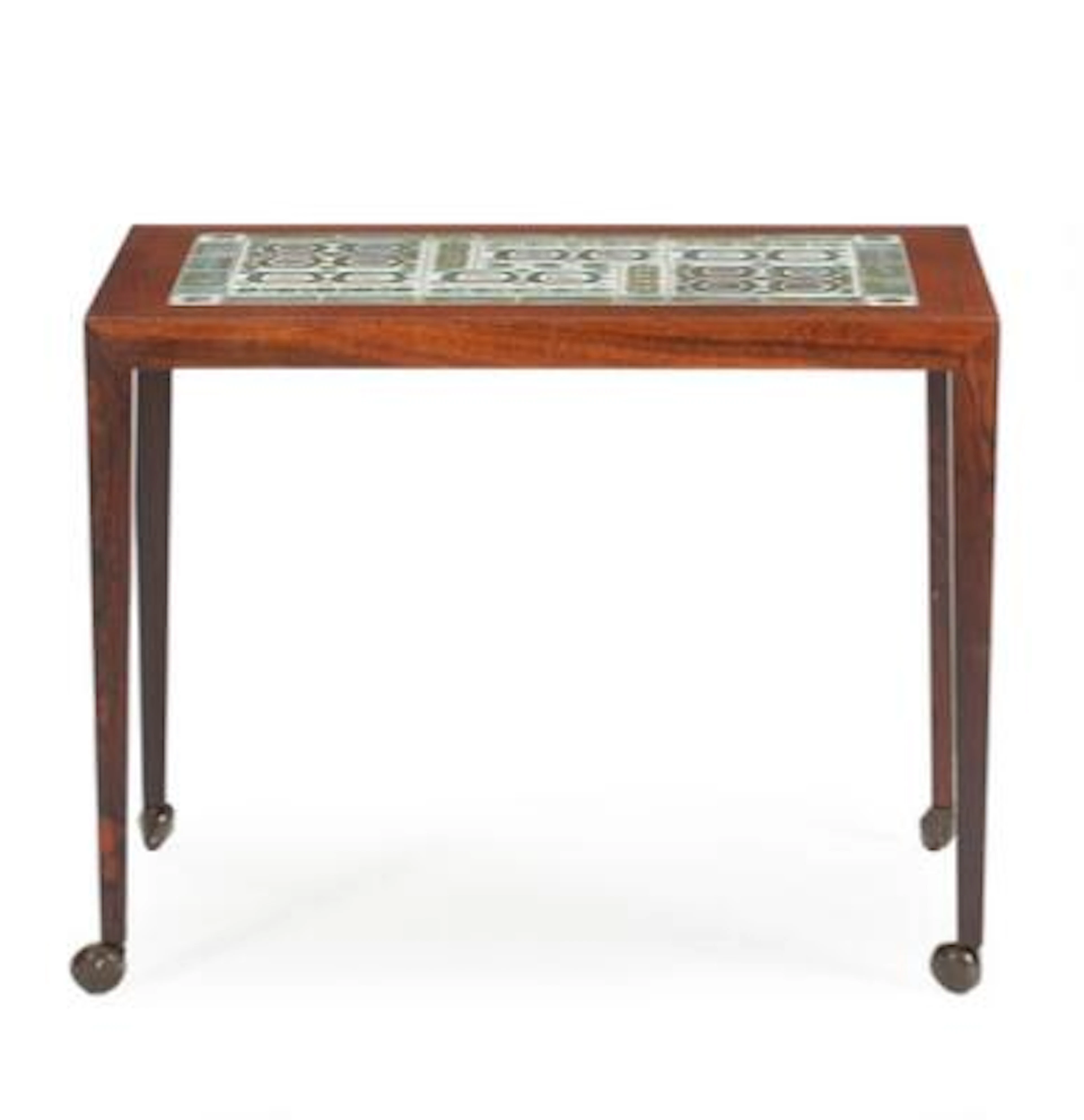 Severin Hansen Jr.: Rosewood side table. Manufactured by Haslev Møbelfabrik