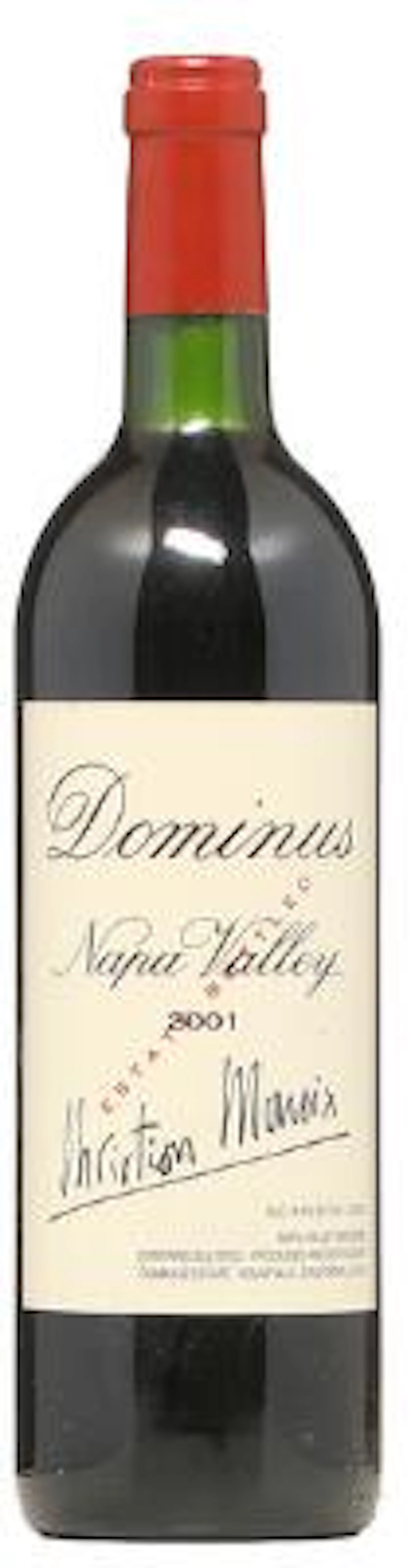 1 bt. Dominus Estate, Christian Moueix, Napa Valley 2001 A-A/B (bn).