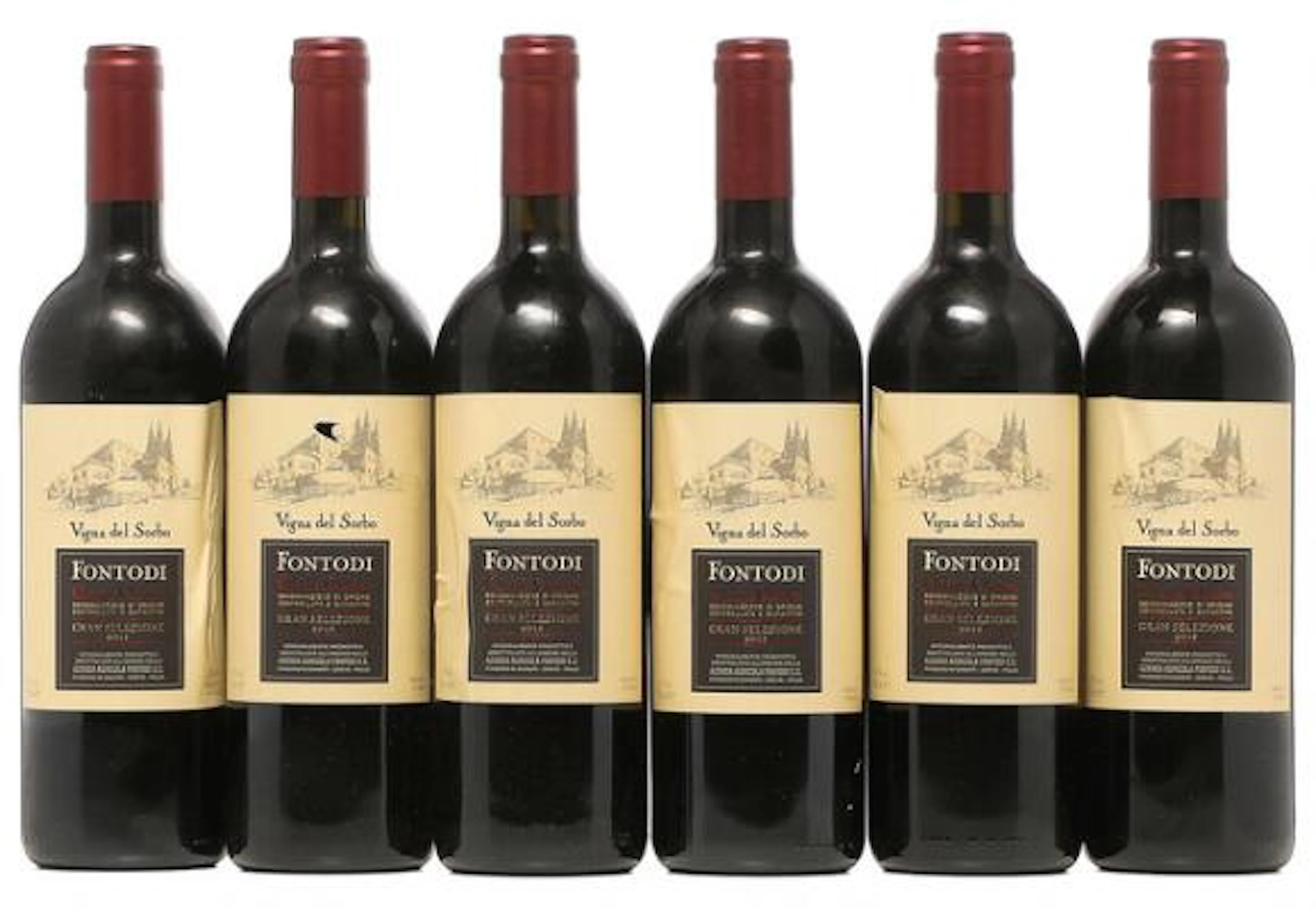 6 bts. Chianti Classico "Vigna del Sorbo", Fontodi 2015 A (hf/in).
