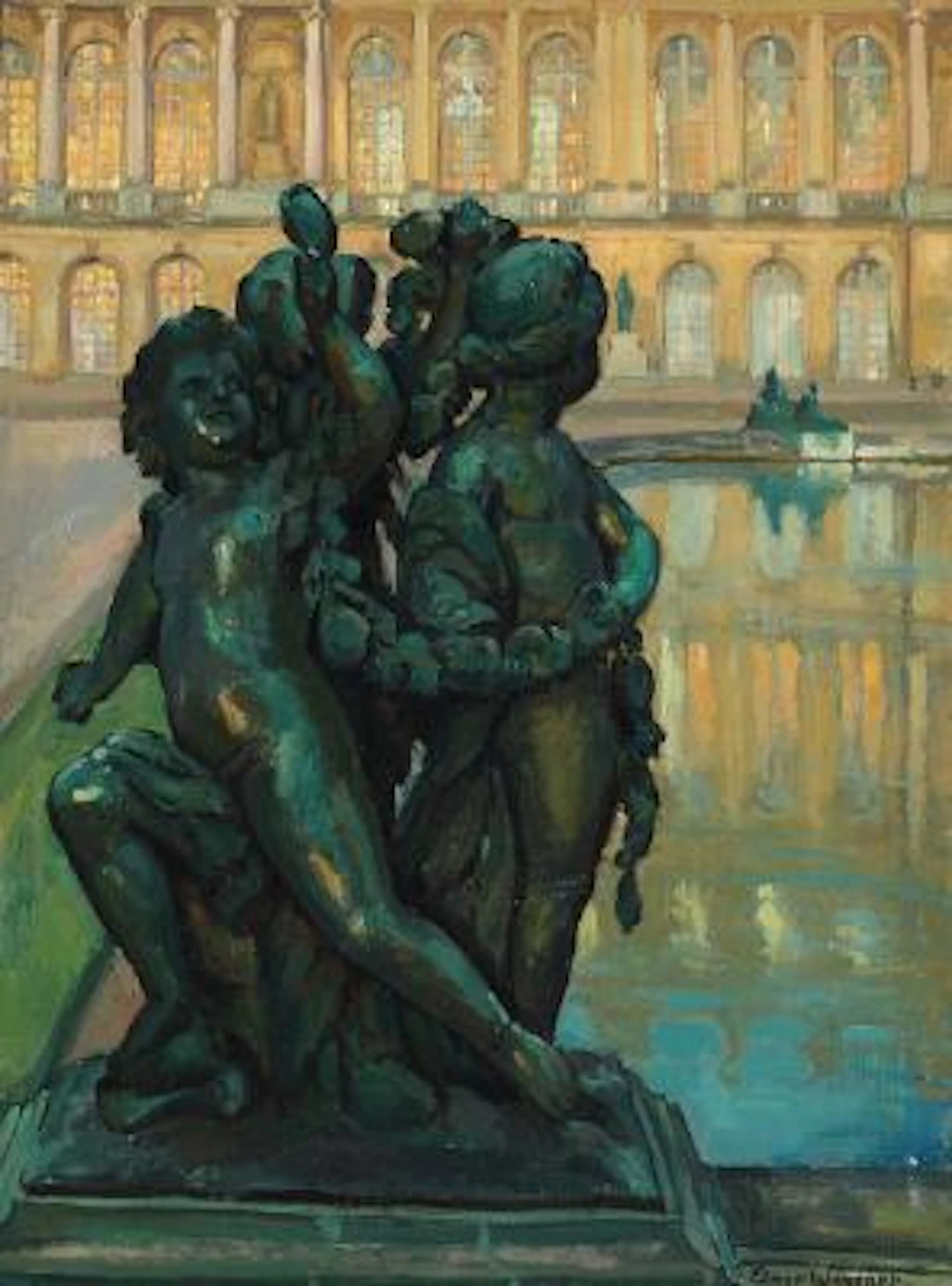 Lili Elbe (b. Einar Wegener): "Trianon. Fra Colonade". Signed Einar