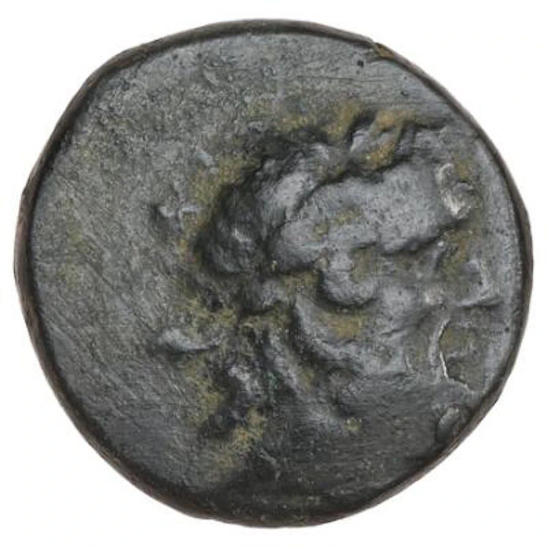 Ancient Greece, Phrygia, Mysia Abbaitis, 200 BC, Æ 20, Zeus / thunderbolt;