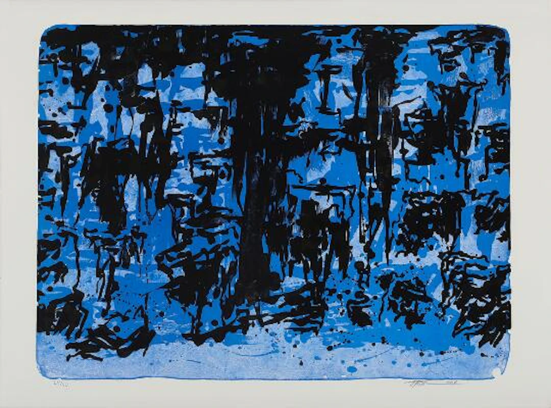 Tróndur Patursson: Untitled. Signed Tróndur Patursson 06, 24/50. Lithograph.
