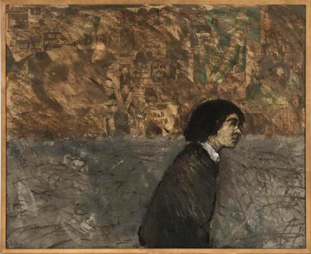 Kurt Trampedach: Walking Man, Rome 1969. Signed and dated on the reverse.