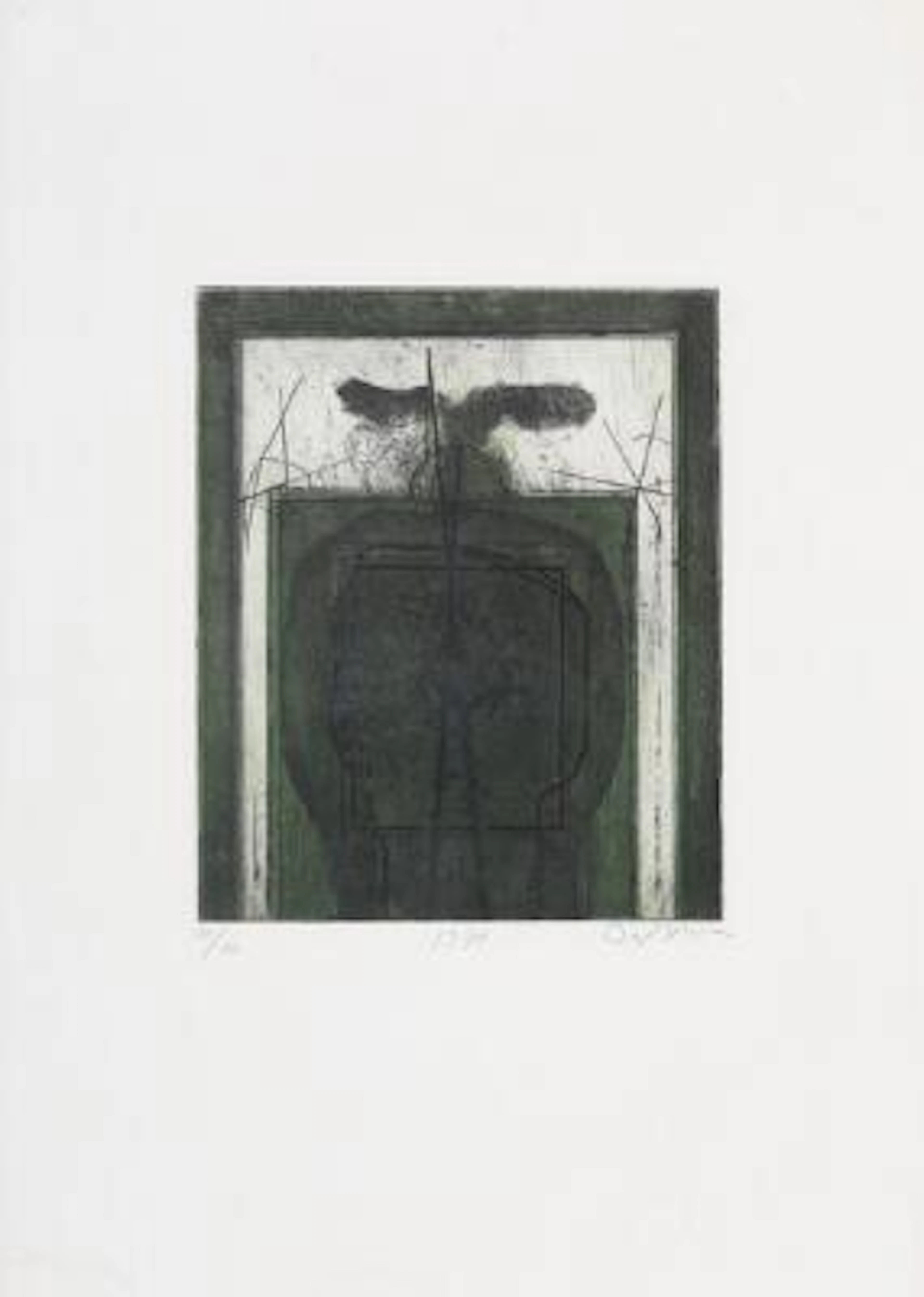 Karl-Fred Dahmen: Untitled, 1971. Three Compositions. Signed. Etching