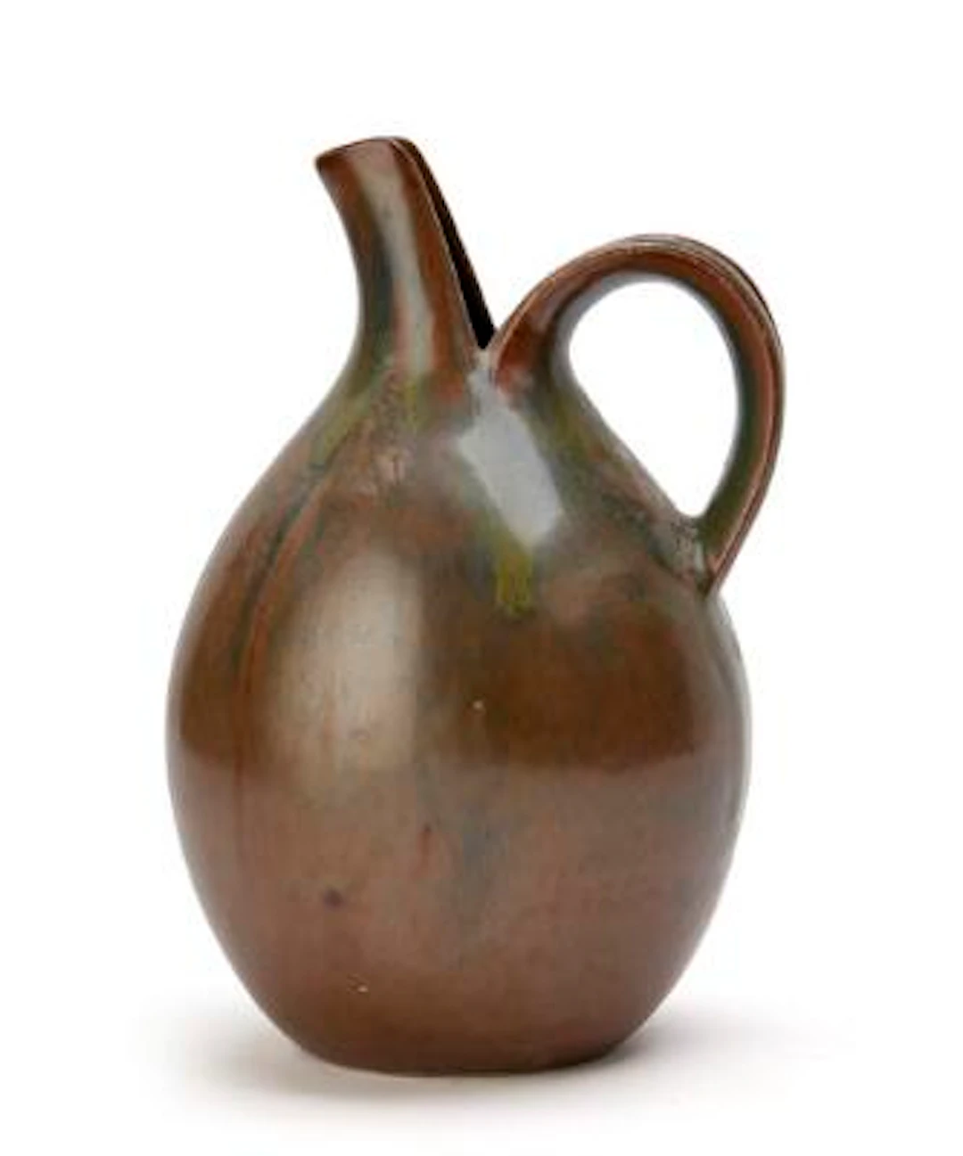 Eva Stæhr-Nielsen, Jais Nielsen: A stoneware pitcher and a vase. Decorated