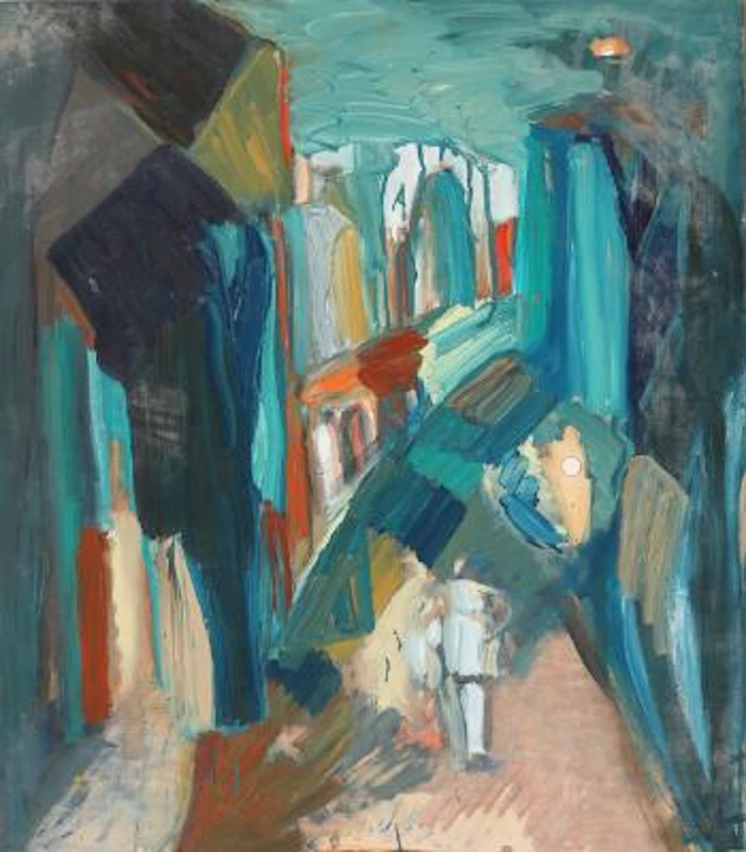 Fritz Lenz: Untitled. Two compositions. One signed with monogram.