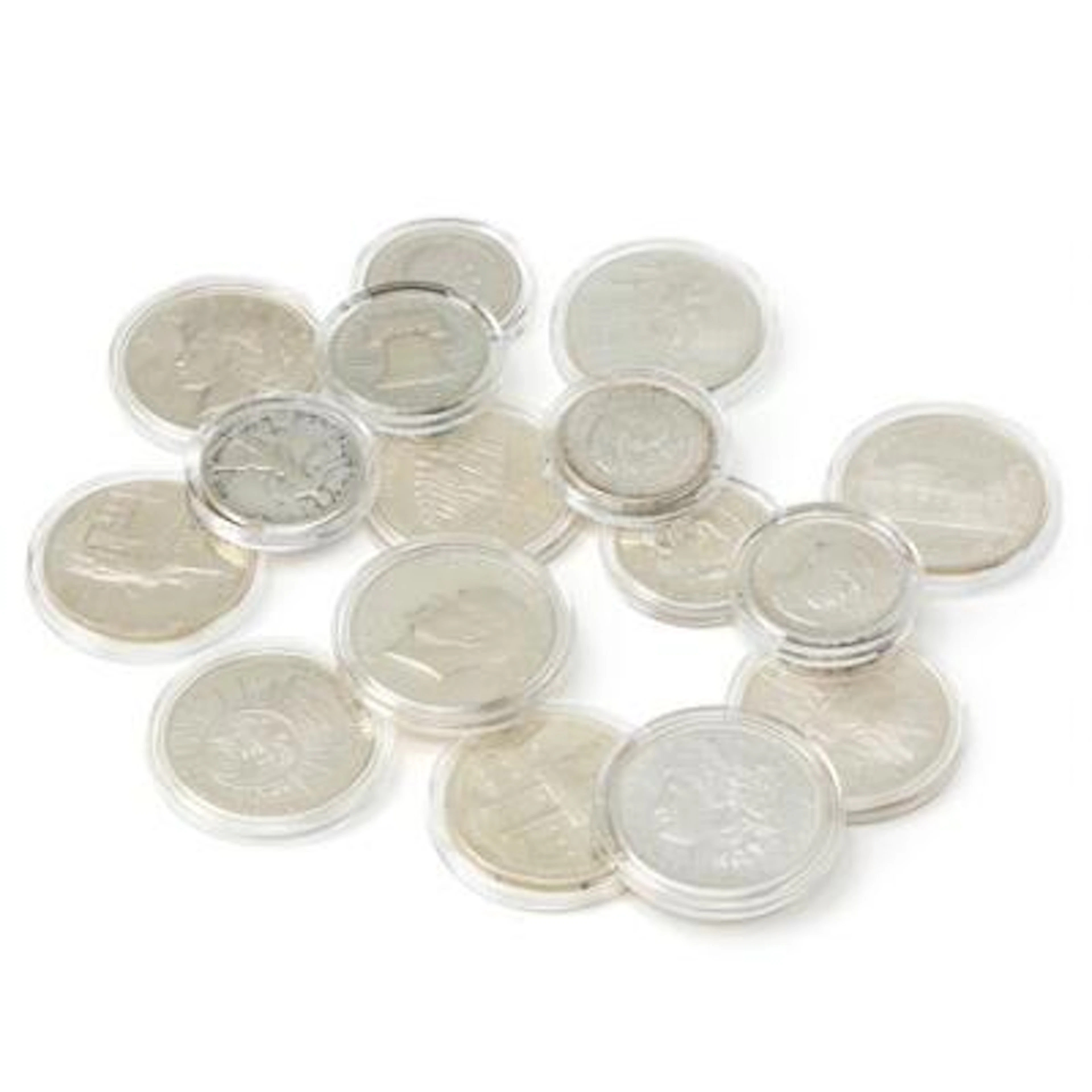 USA, collection of 1/2 Dollar and Dollar coins in Ag, in total 16