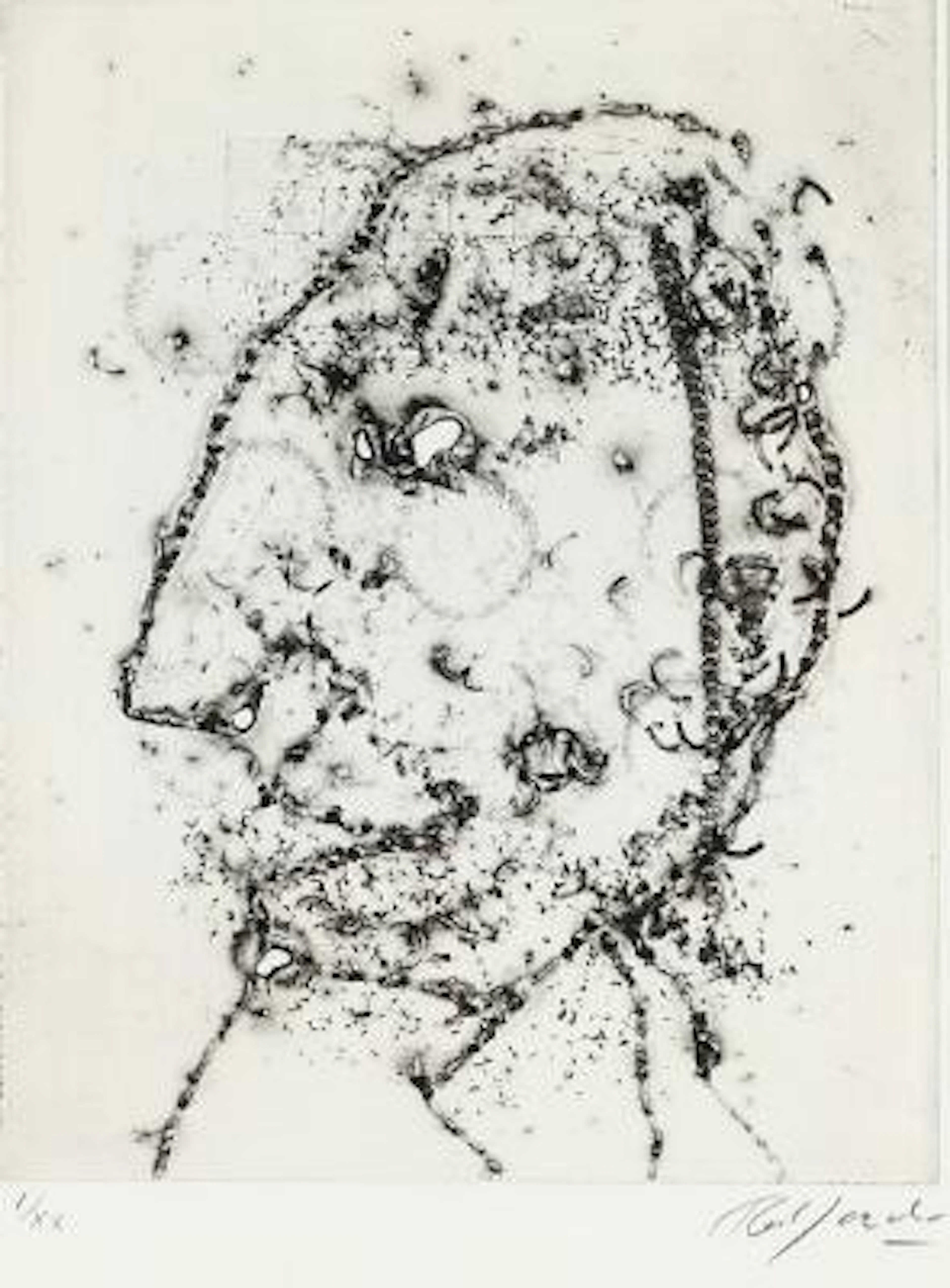 Robert Jacobsen: Untitled. Signed Robert Jacobsen, I/XX. Etching.