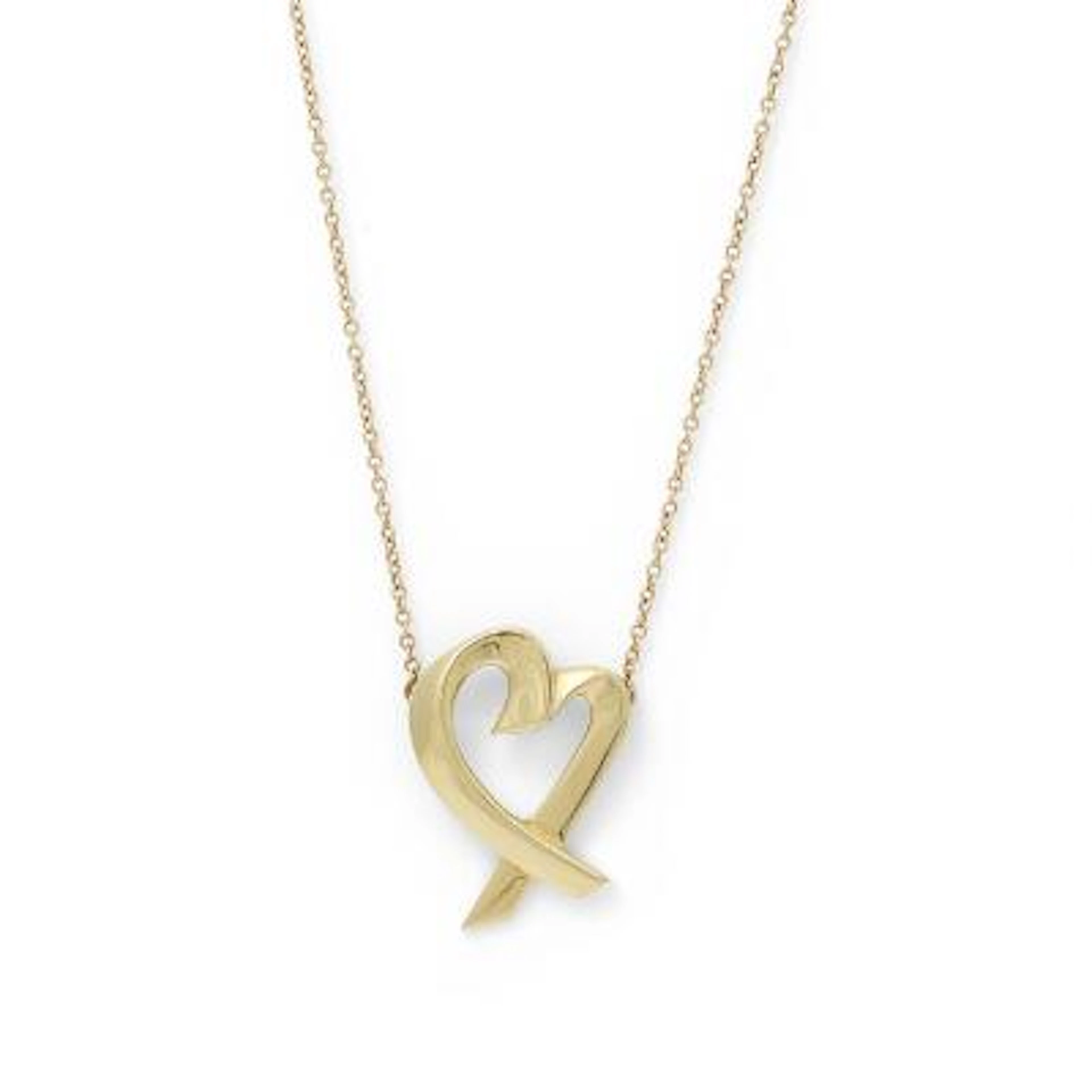 Tiffany & Co.: A "Loving Heart" necklace set with a heart-shaped pendant
