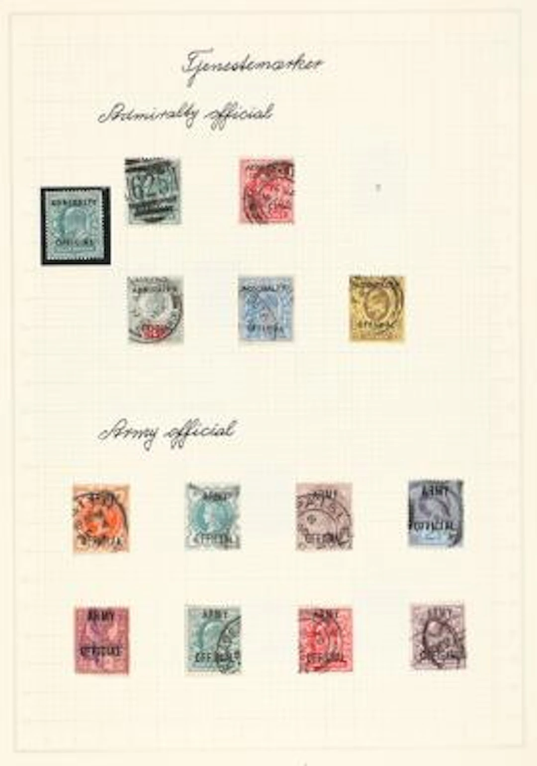 Great Britain. Back of Book. Very fine collection on albumpages with