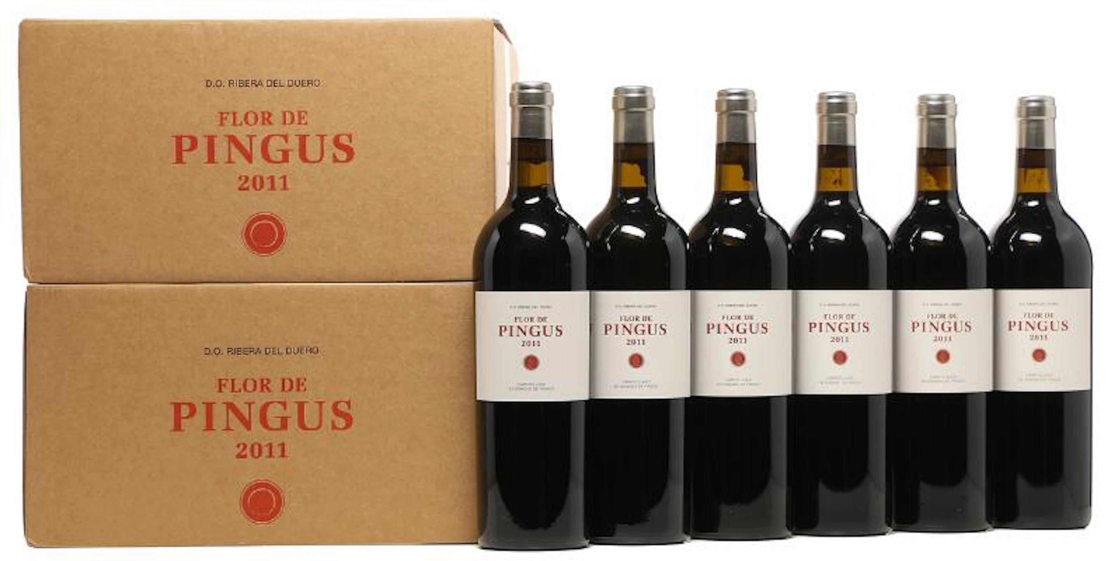 12 bts. Flor De Pingus, Dominio de Pingus, Ribera Del Duero 2011 A