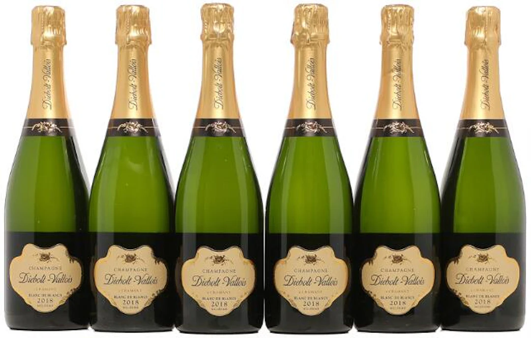 6 bts. Champagne Brut Vintage "Blanc de Blancs", Diebolt-Vallois 2018