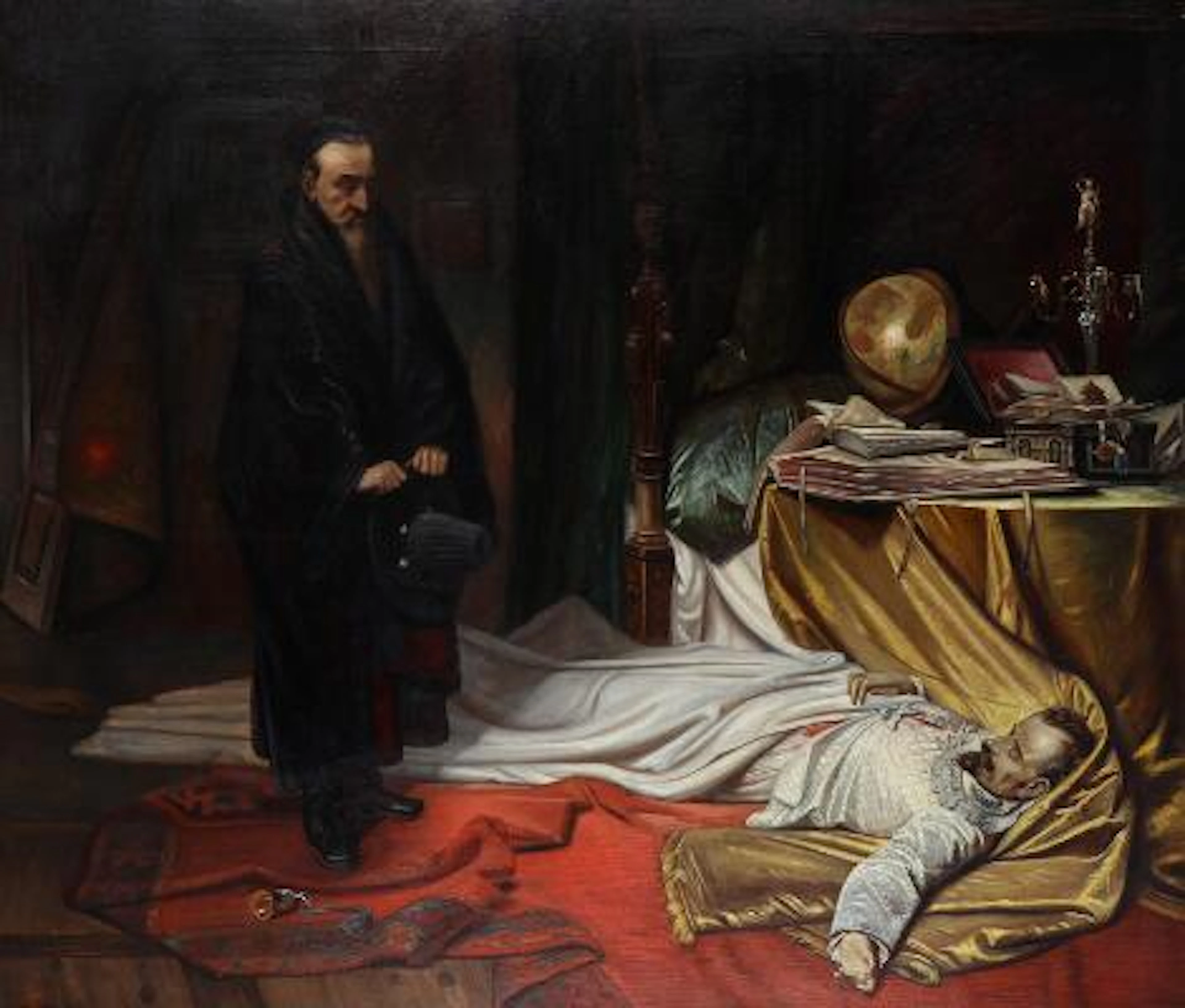 Carl Theodor von Piloty, copy after: "Seni at the Dead Body of Wallenstein".
