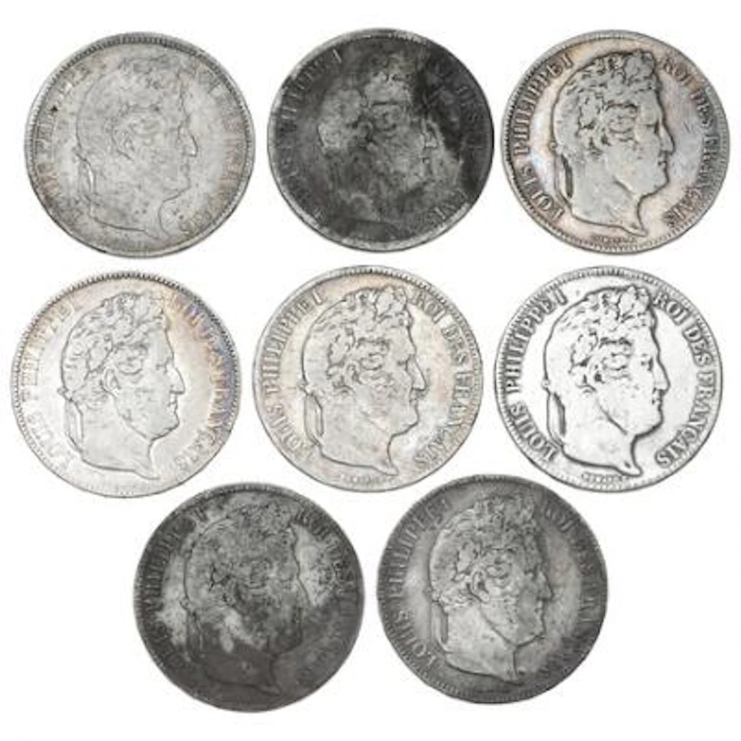 Collection of foreign coins, several silver coins included, in total