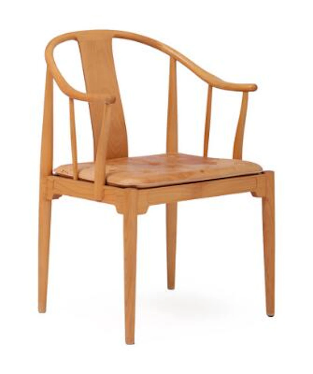 Hans J. Wegner: “China Chair”. Armchair of cherry wood. Seat cushion