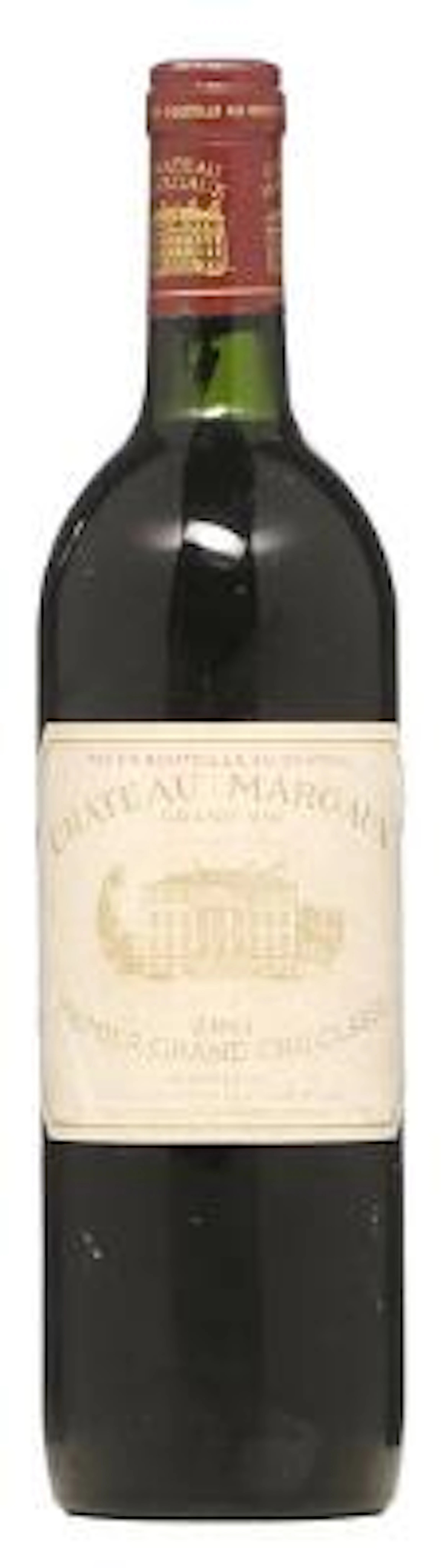 1 bt. Château Margaux, Margaux. 1. Cru Classé 1986 A/B (ts). – Bruun