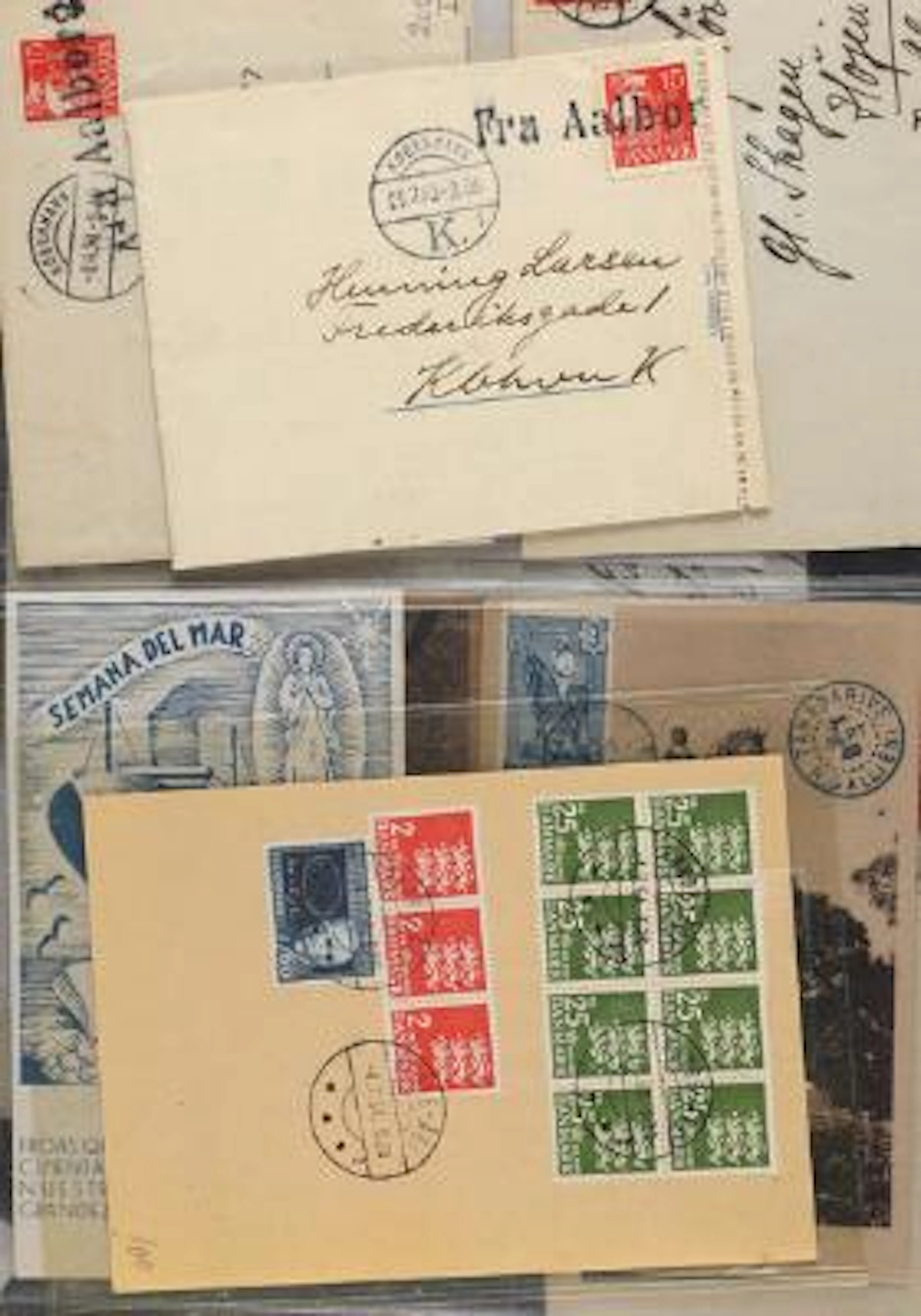 COVERS. Large lot old and new covers, danish and foreign in many albums.