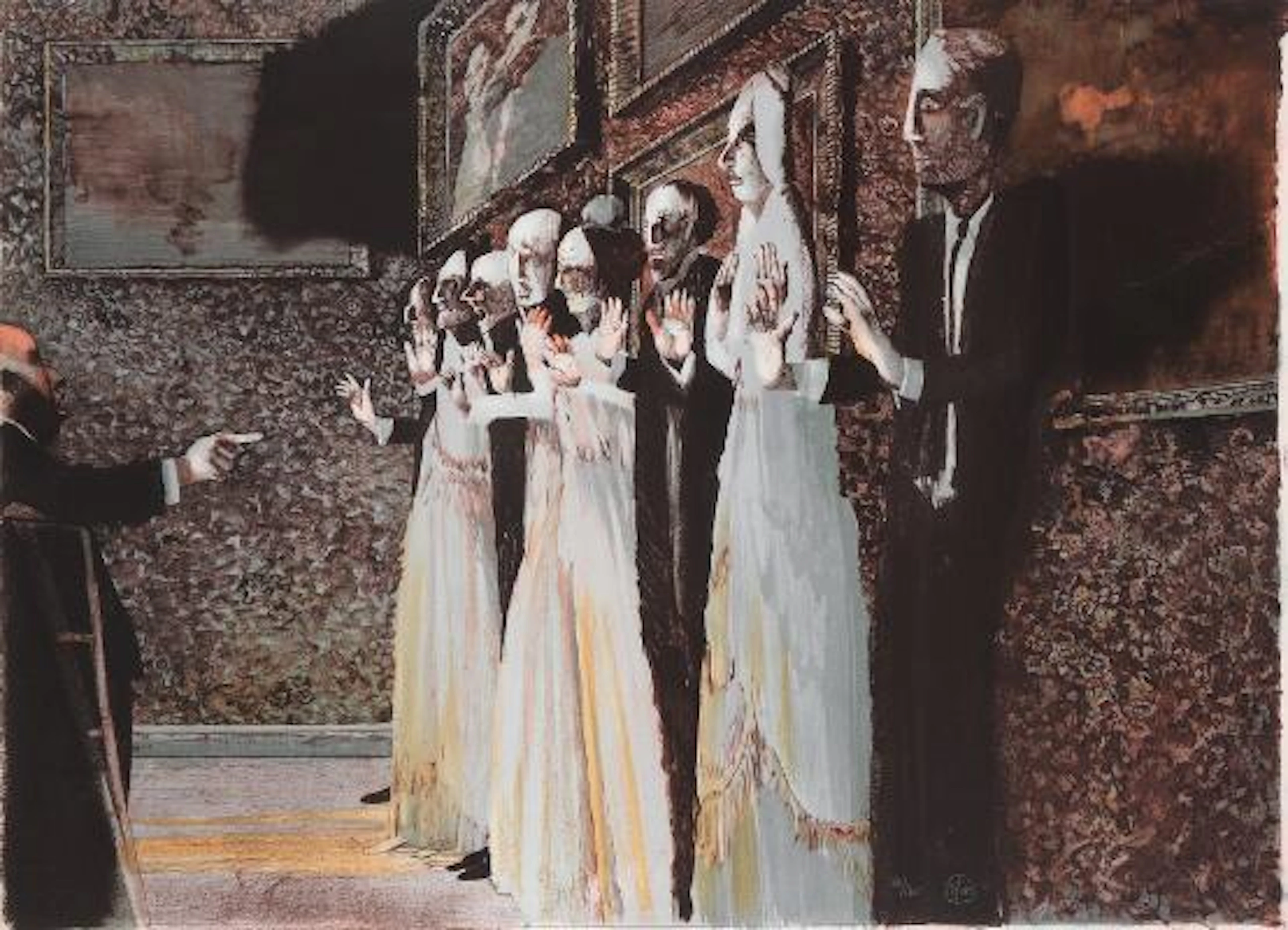 Roj Friberg: "Spöksonaten", 1993. Signed and dated R.F. 93, 26/160.