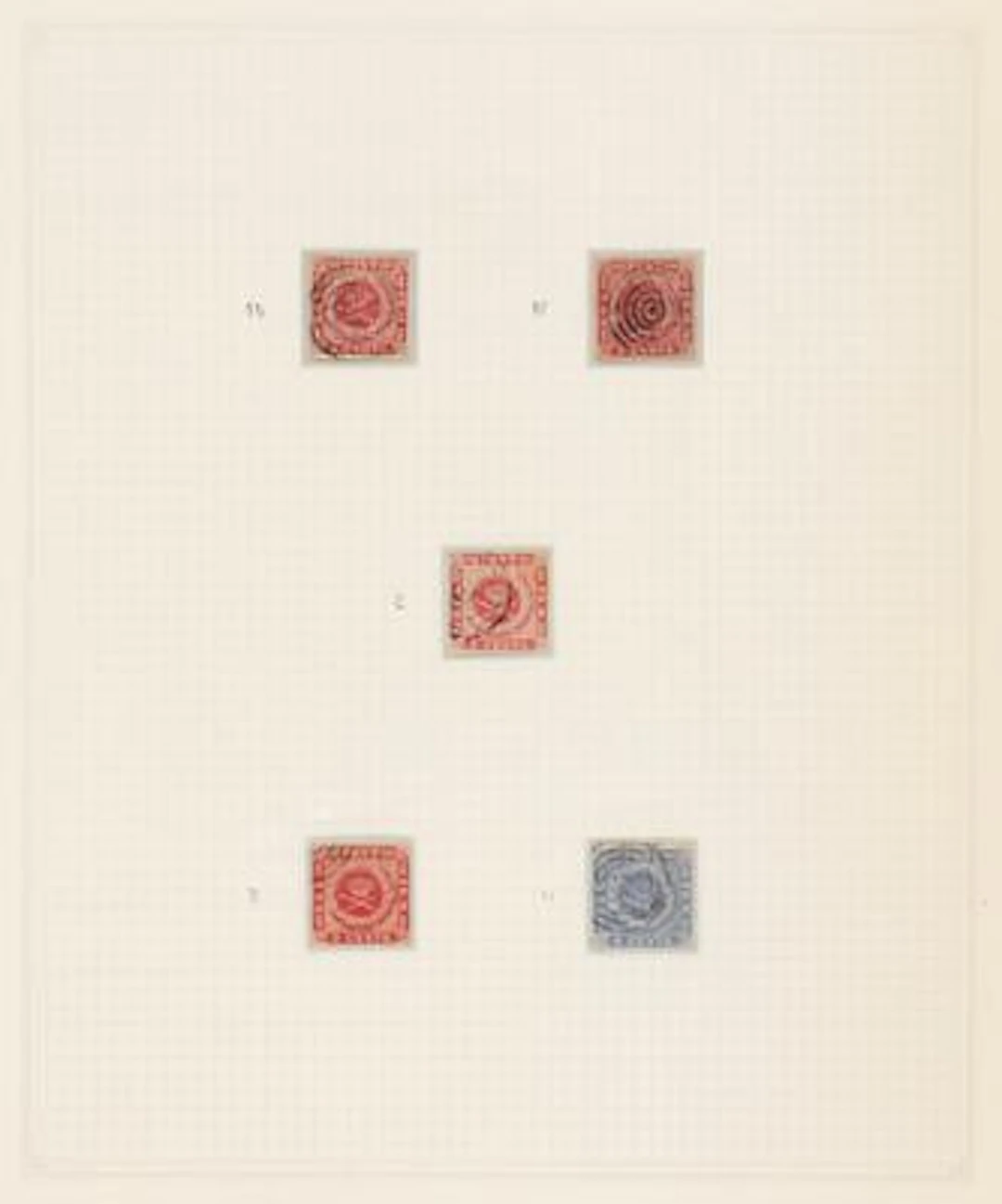 Danish West Indies. 1855-1917. Very fine, used collection on albumpages.