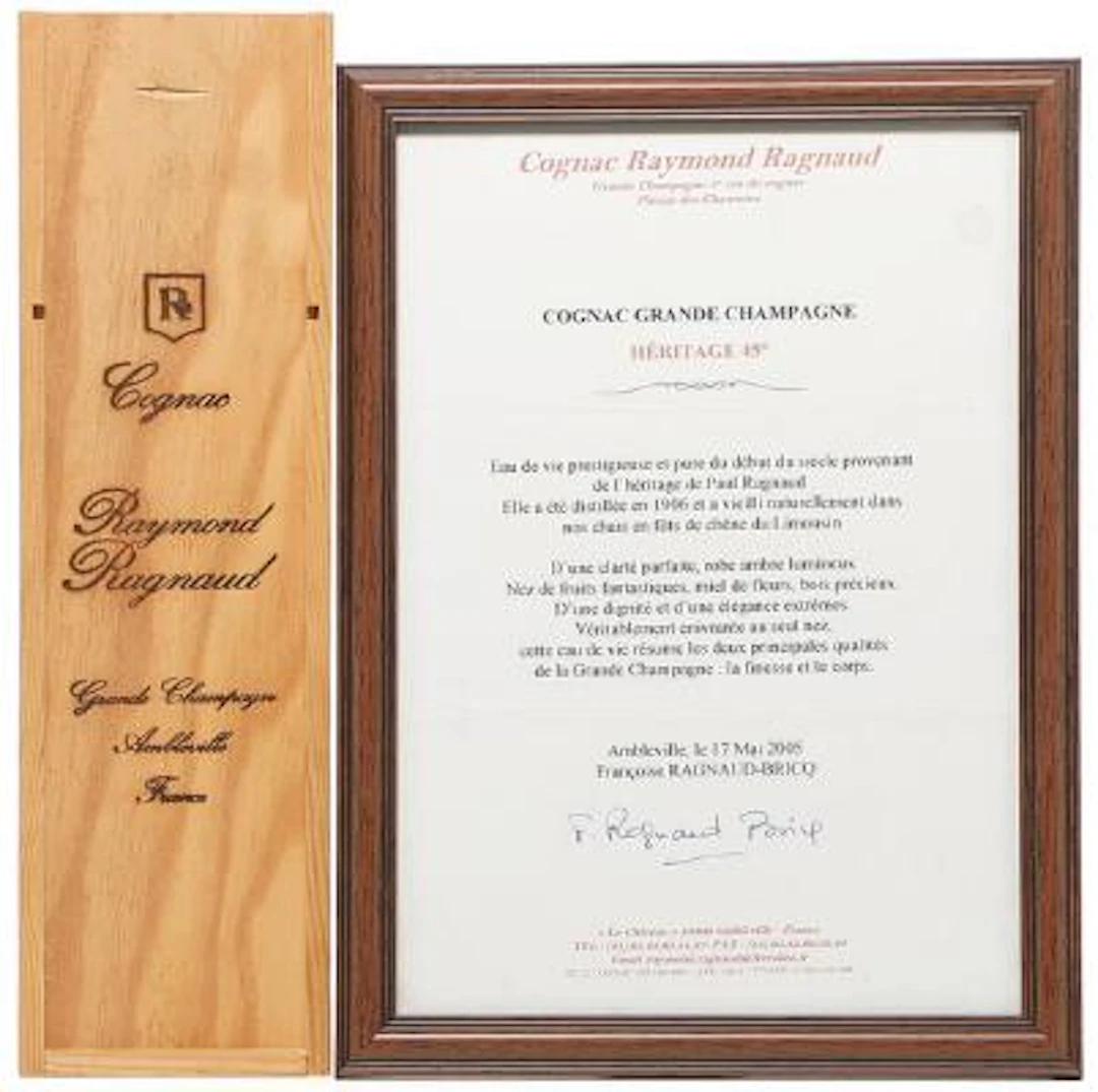 1 bt. Cognac Grande Fine Champagne 1. Cru "De Cognac", Marcel Ragnaud