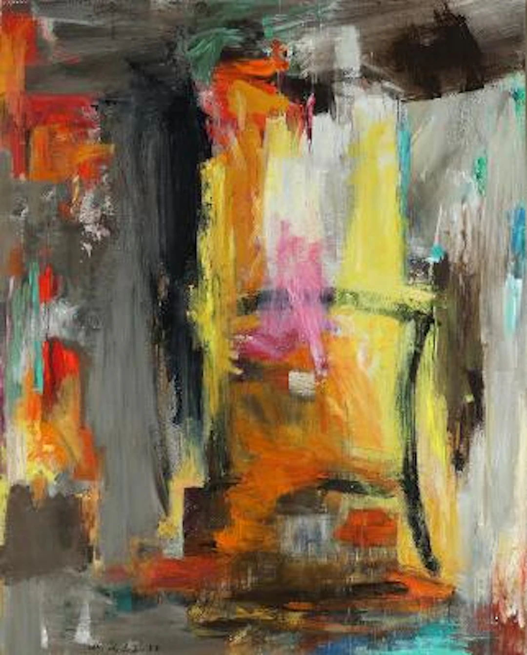 Maja Lisa Engelhardt: "Stol". Signed M.L.E. 87; signed with title