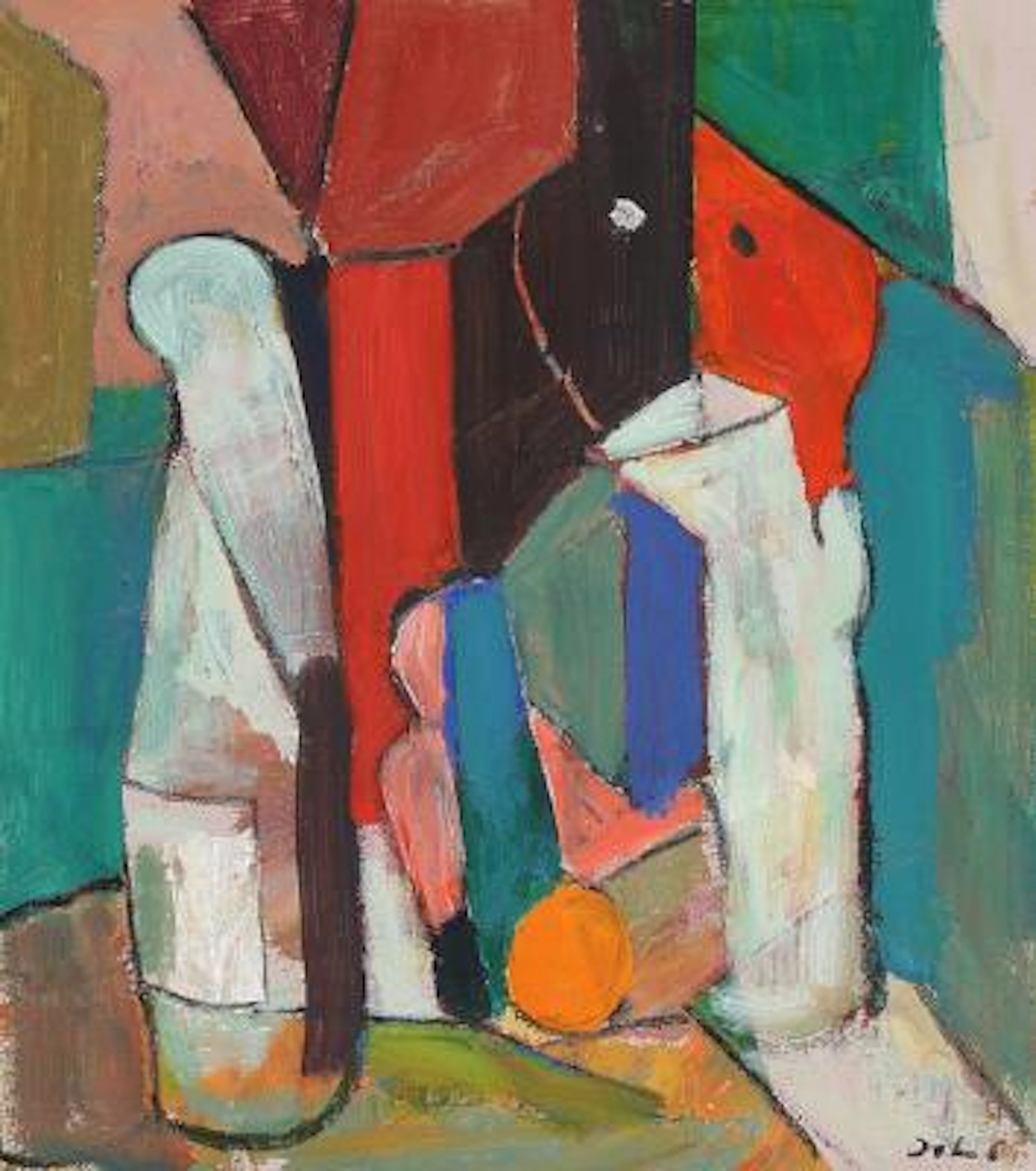 Johannes Carstensen: Still life. Signed Joh. C. Oil on canvas. 36