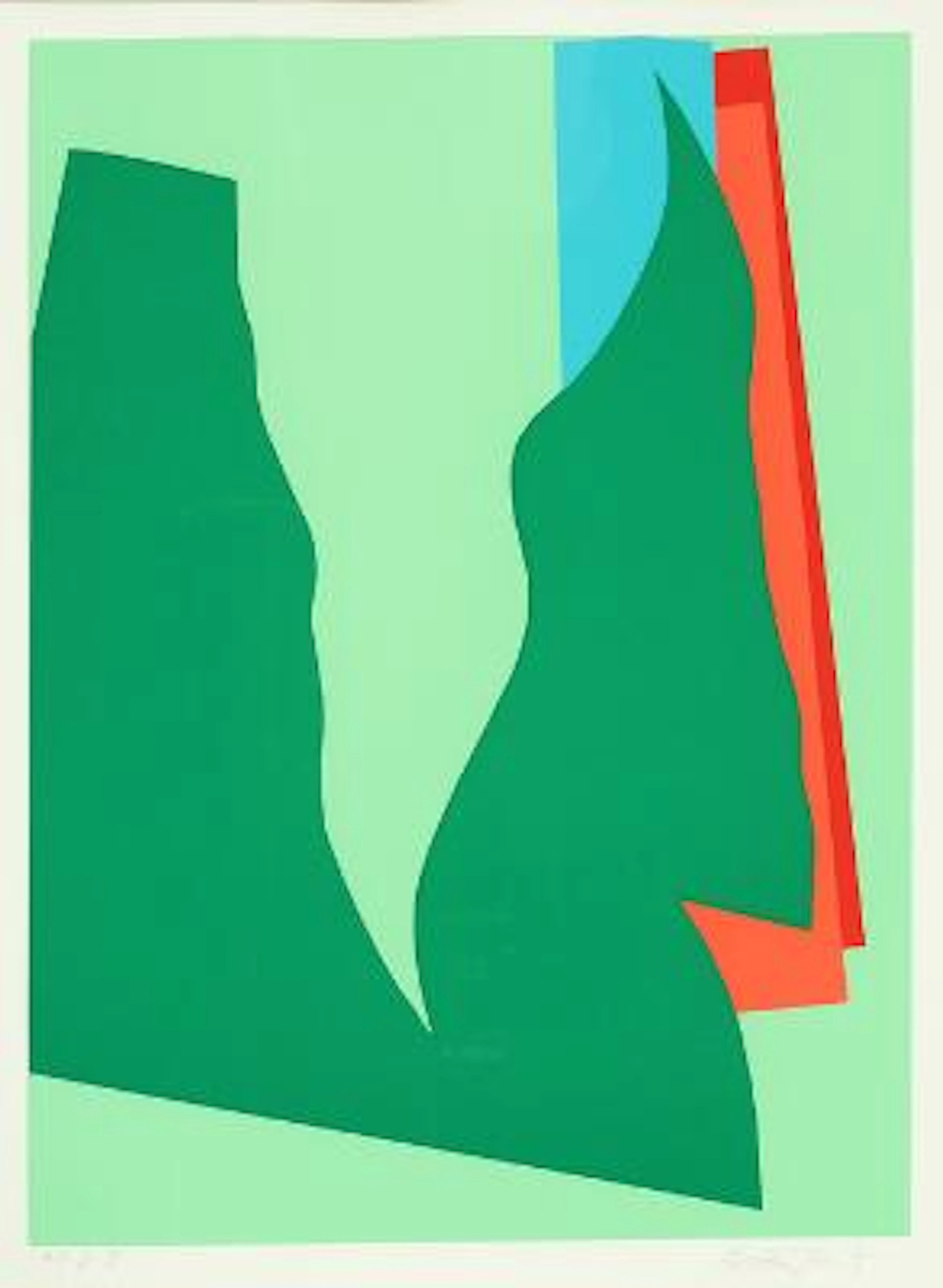 Richard Mortensen: Two compositions. Both signed and numbered. Silkscreen
