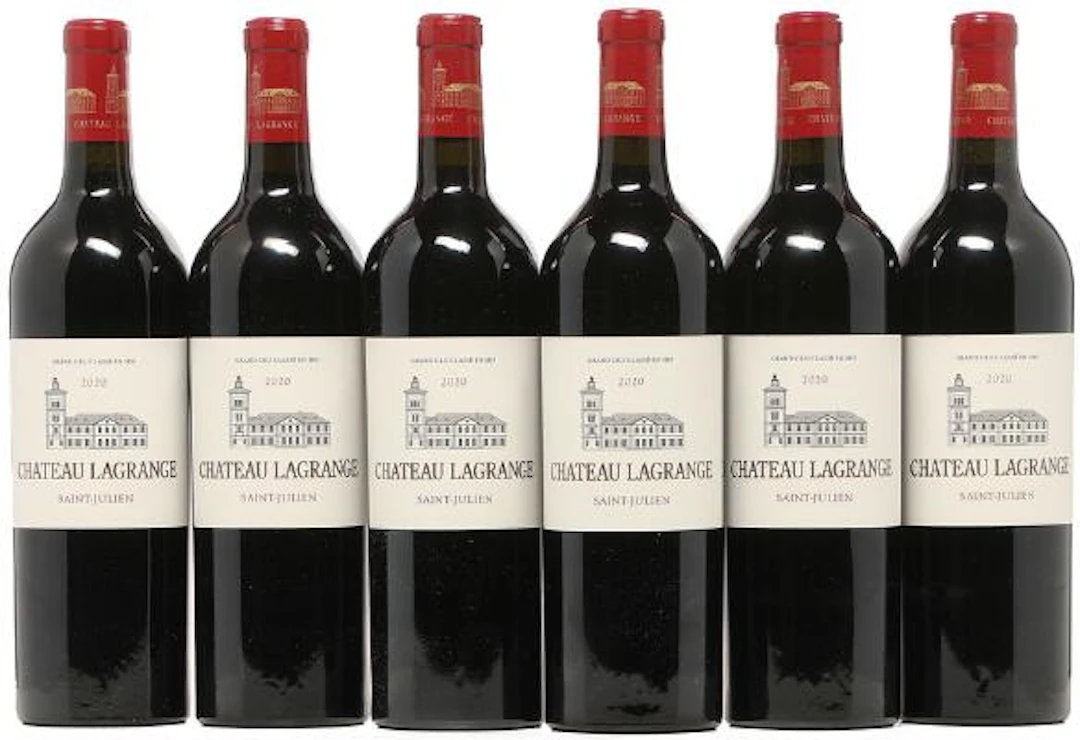 6 bts. Château Lagrange, Saint - Julien. 3. Cru Classé 2020 A (hf/in).