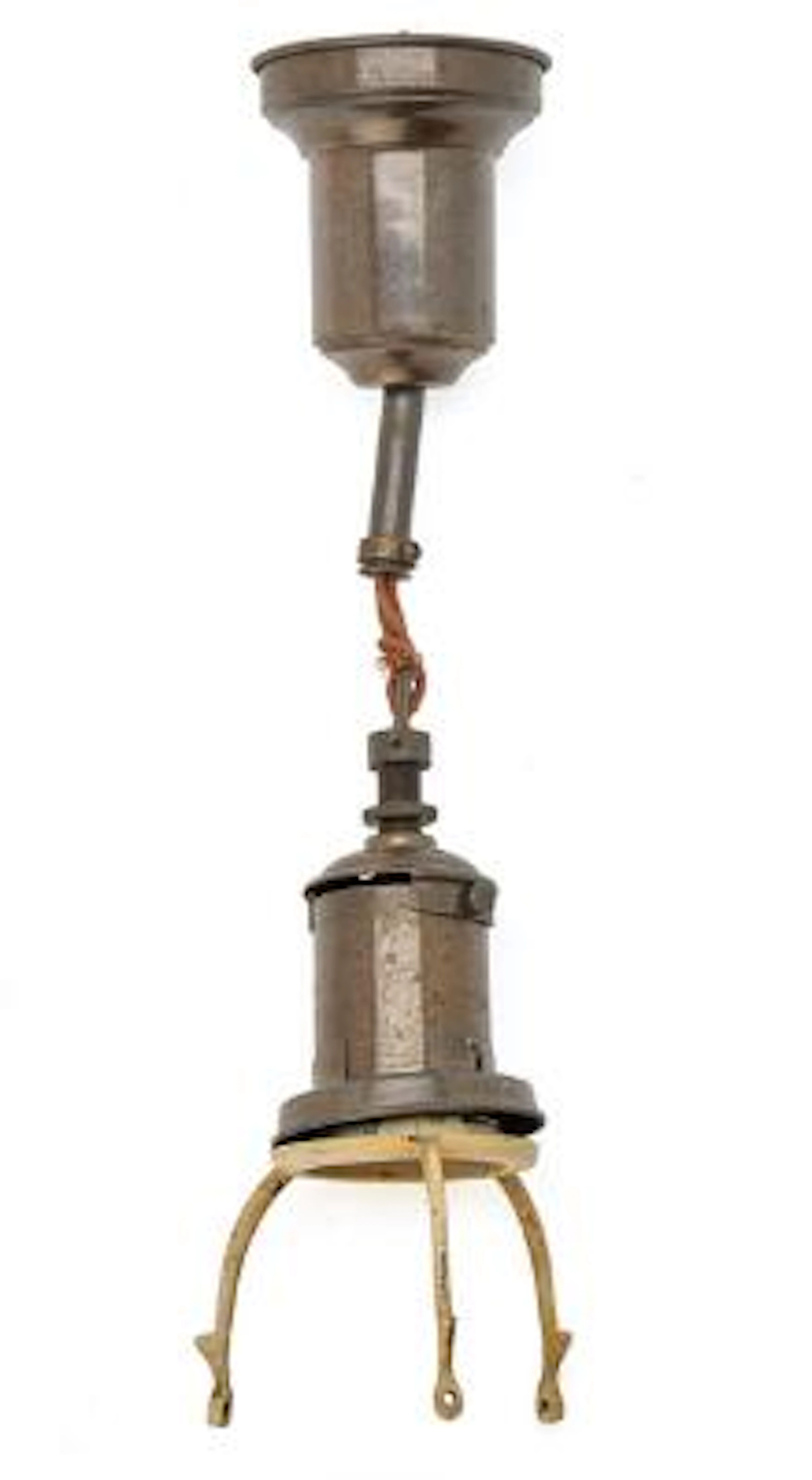 Poul Henningsen: "PH-3/3". Browned brass bayonet socket house. Marked