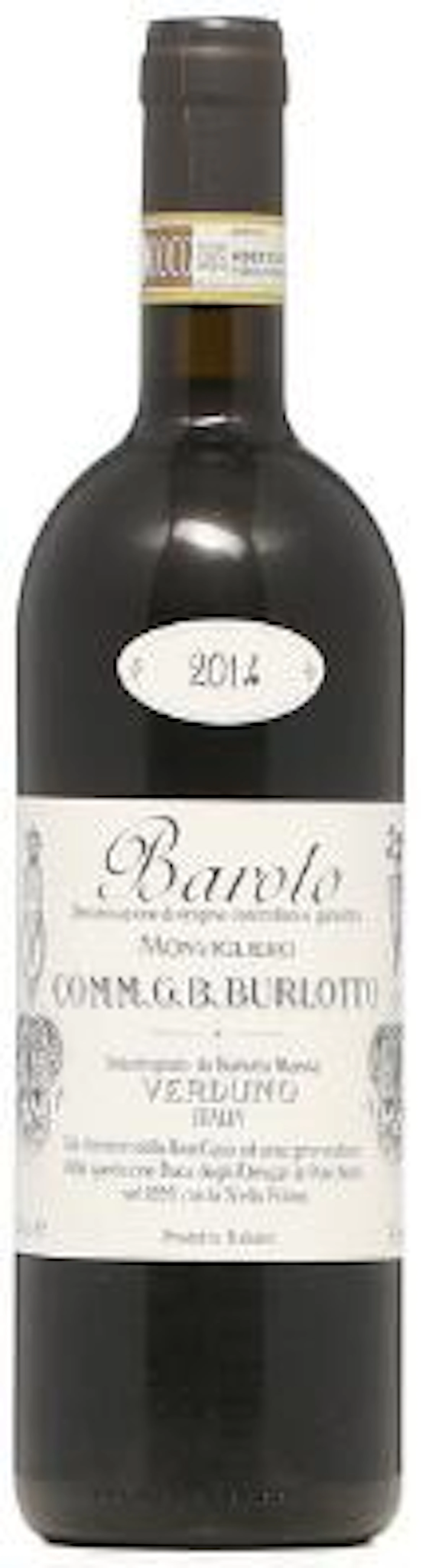 1 bt. Barolo "Vigneto Monvigliero", Comm. G. B. Burlotto 2014 A (hf/in).