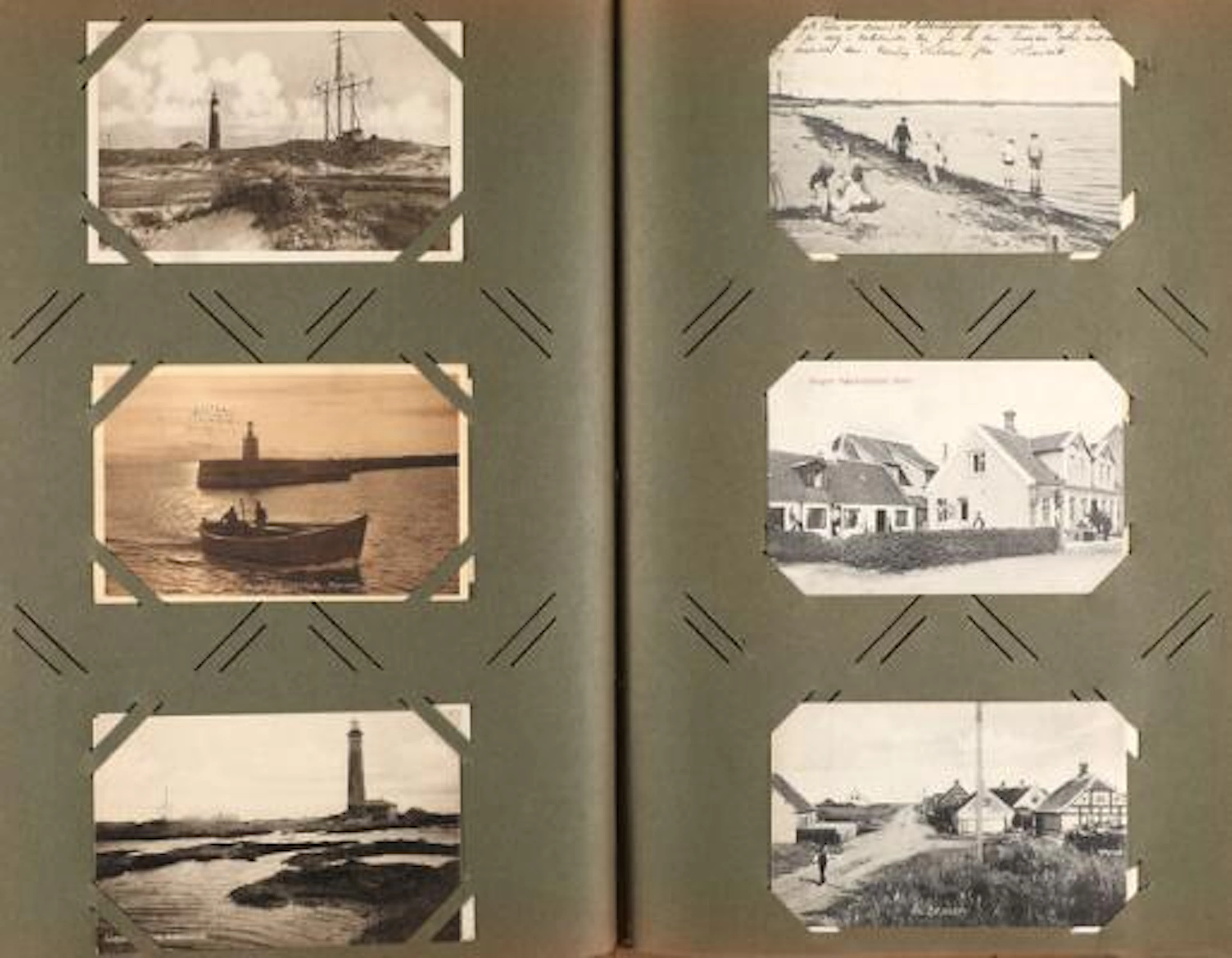 Postcards. Impressive coll. SKAGEN with ca. 185 old cards. Nearly