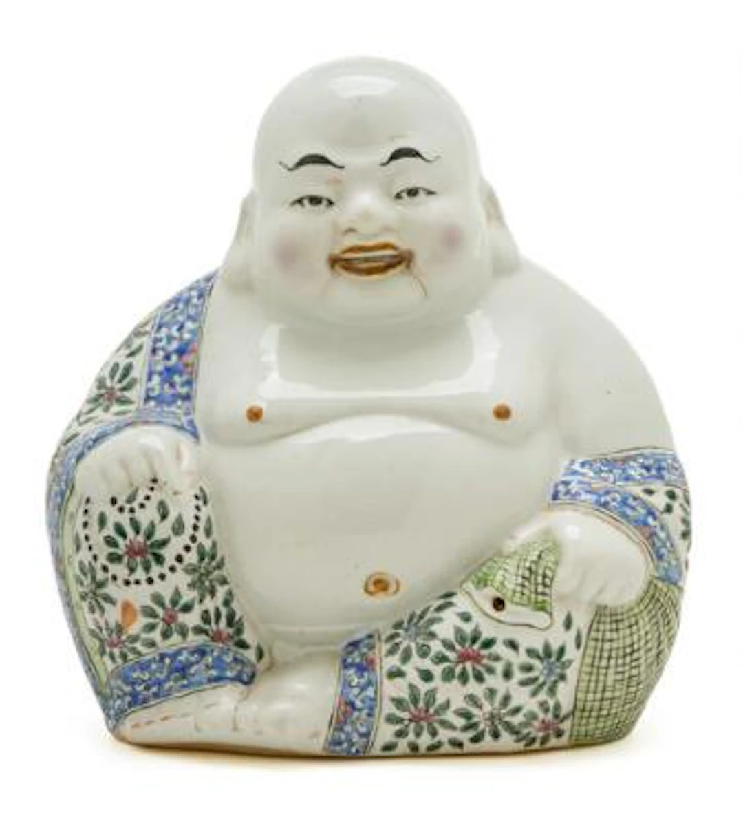 Chinese porcelain Budai figure. 20th century. H. 26 cm. – Bruun Rasmussen