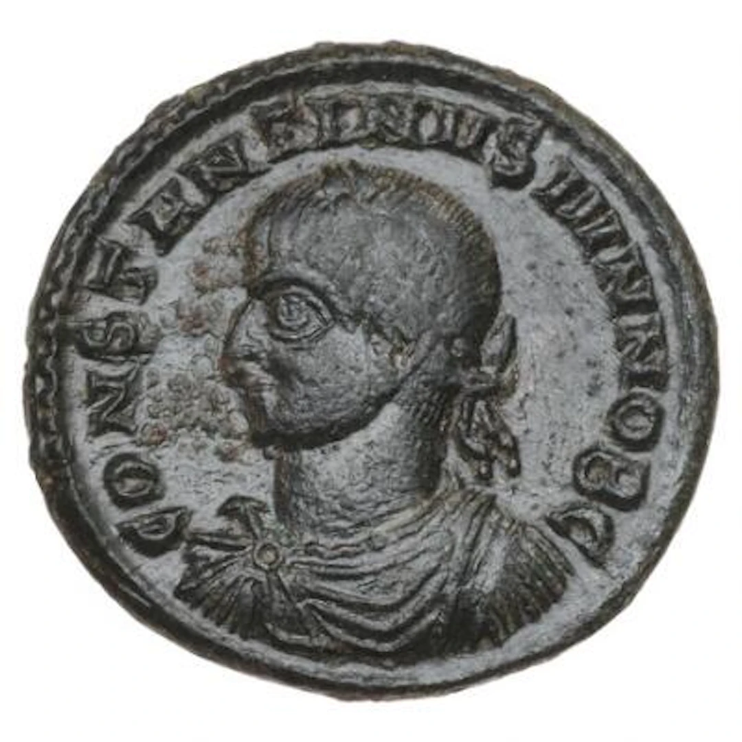 Roman Empire, Constantine II as Ceasar, 317-337 AD, Æ Follis, struck