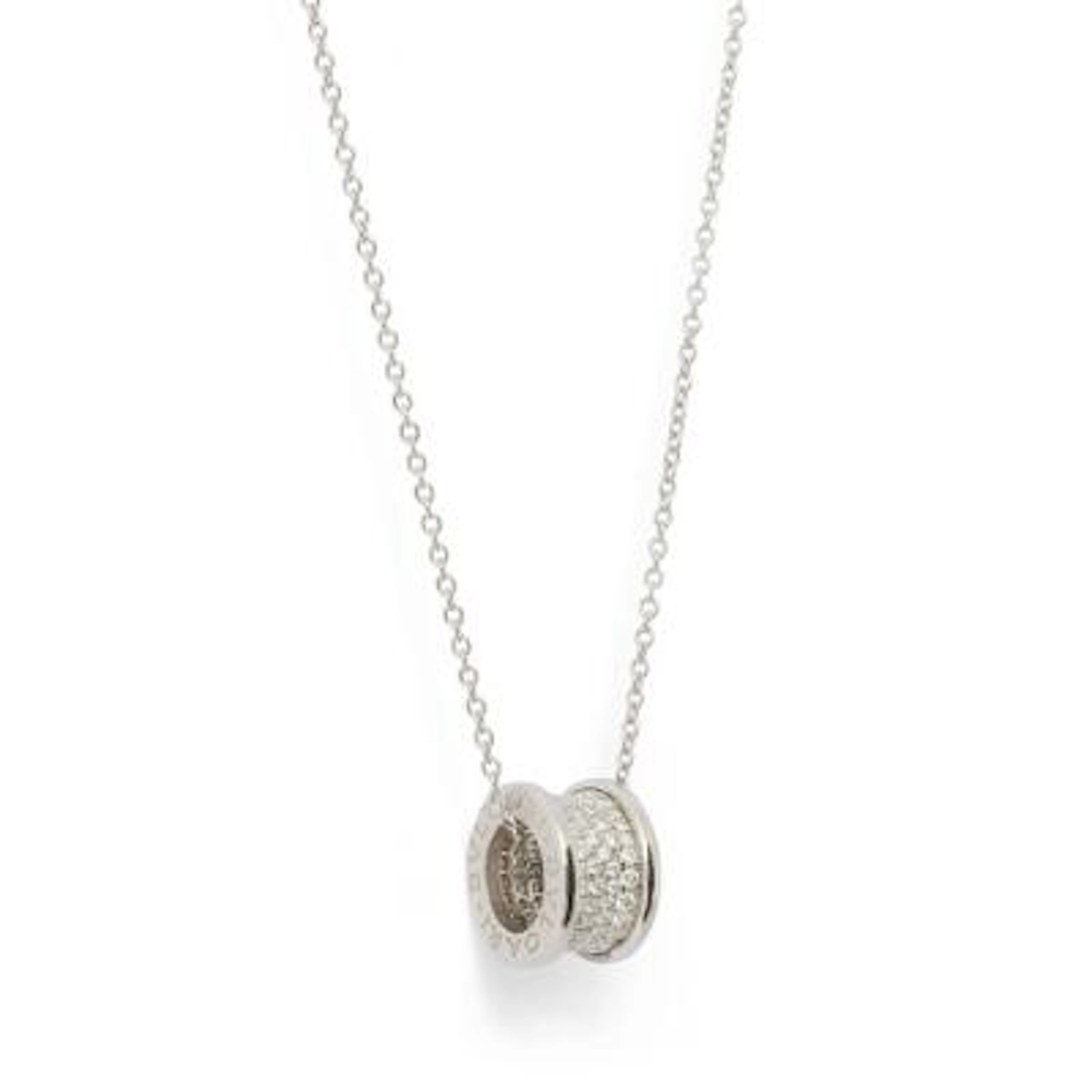 Bulgari: A "B.Zero1" diamond necklace set with numerous brilliant-cut