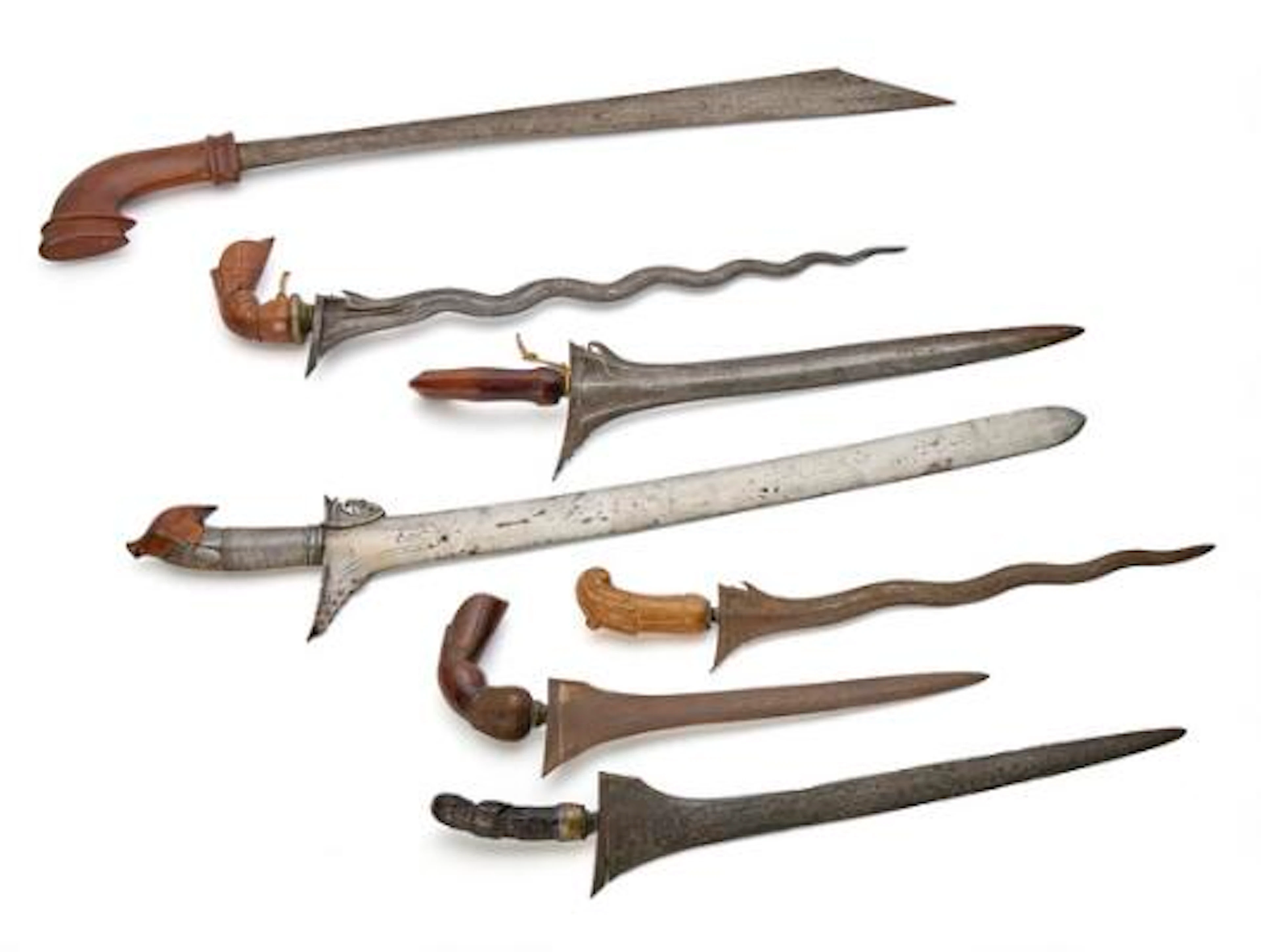 A collection of seven Indonesian edged weapons – Bruun Rasmussen Auctioneers