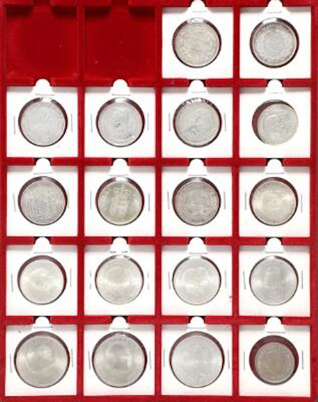 Coin sets, "Den Kgl. Mønt", 1981 (4 pcs), 1982 (2), 1983 (4), 1984
