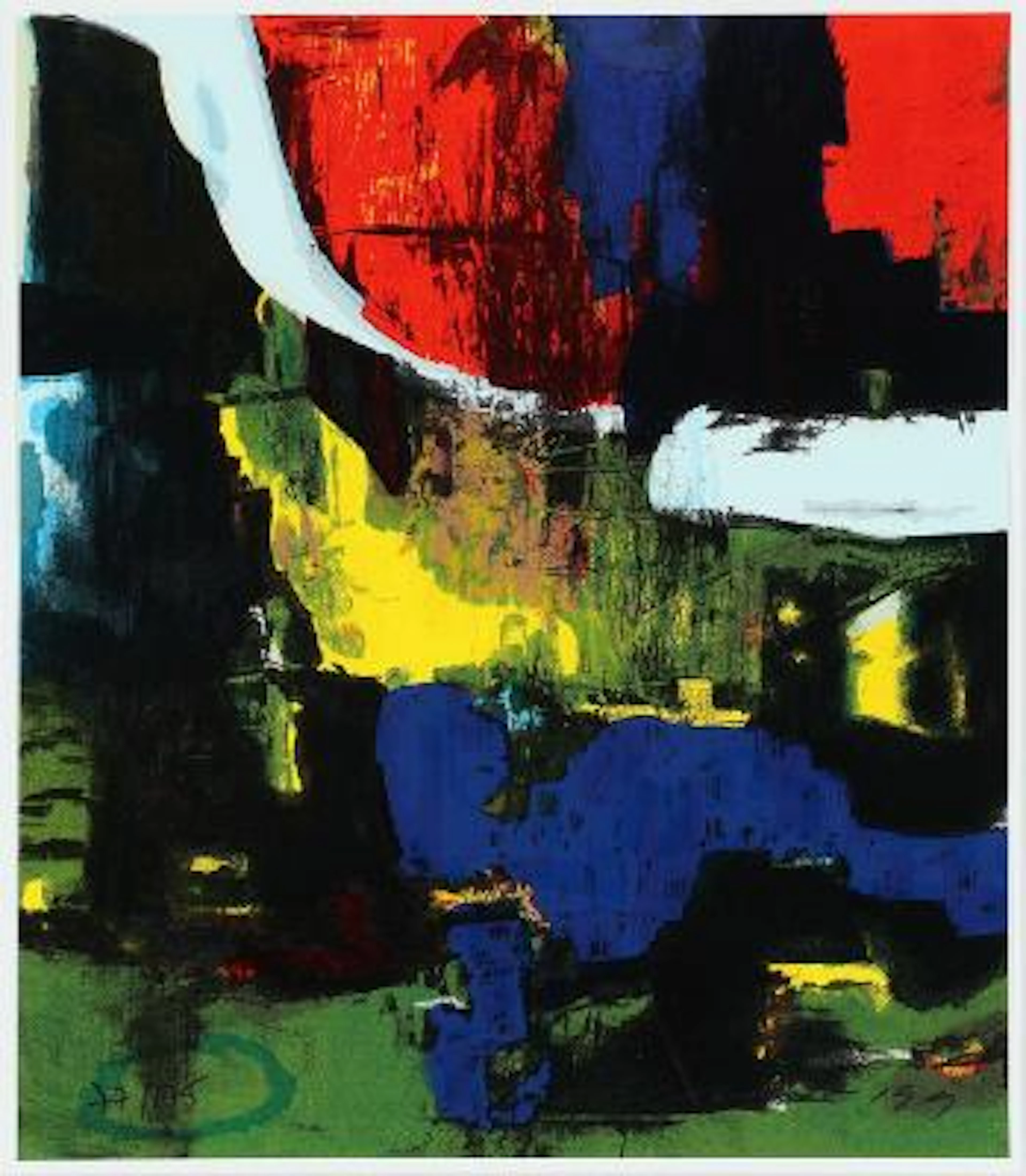 Sergei Sviatchenko: "Any Colour You Like". Two compositions. Signed.
