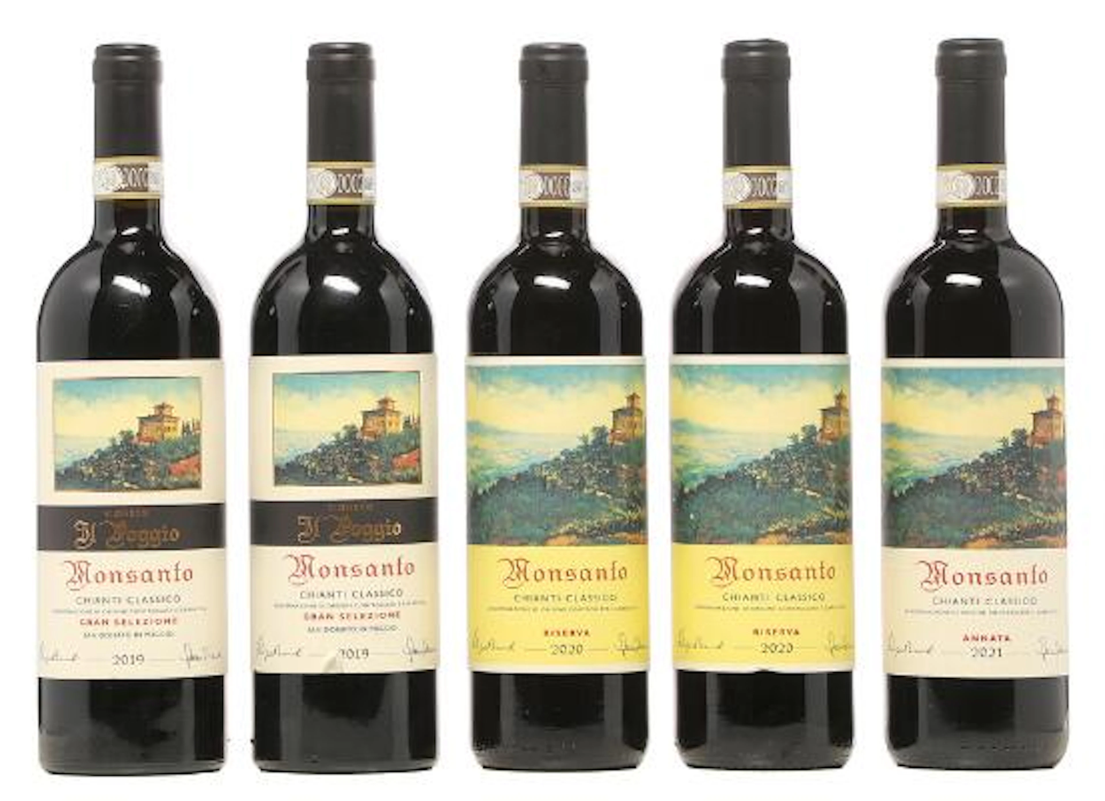 2 bts. Chianti Classico Gran Selezione "Il Poggio", Monsanto, Fabrizio