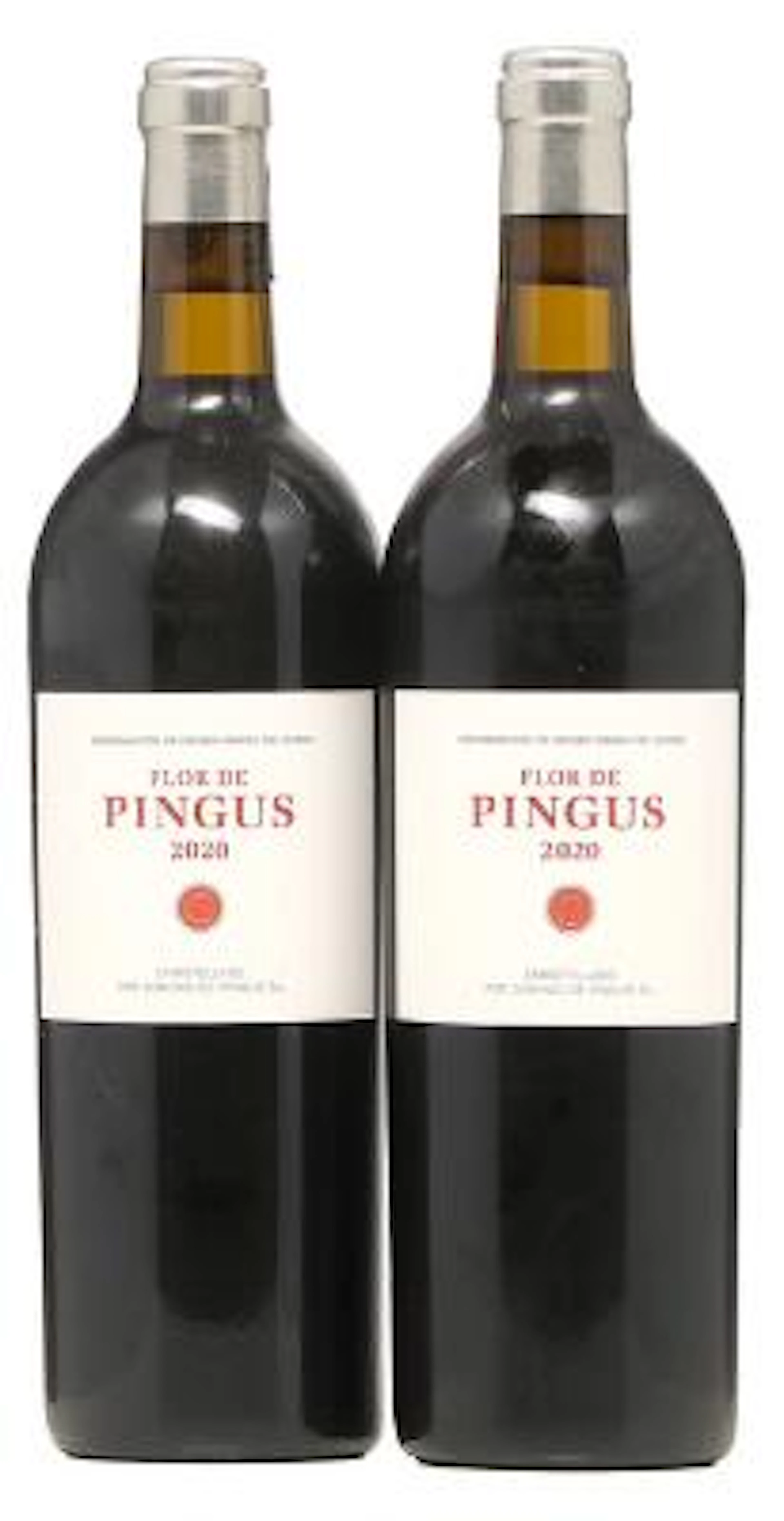 2 bts. Flor De Pingus, Dominio de Pingus, Ribera Del Duero 2020 A