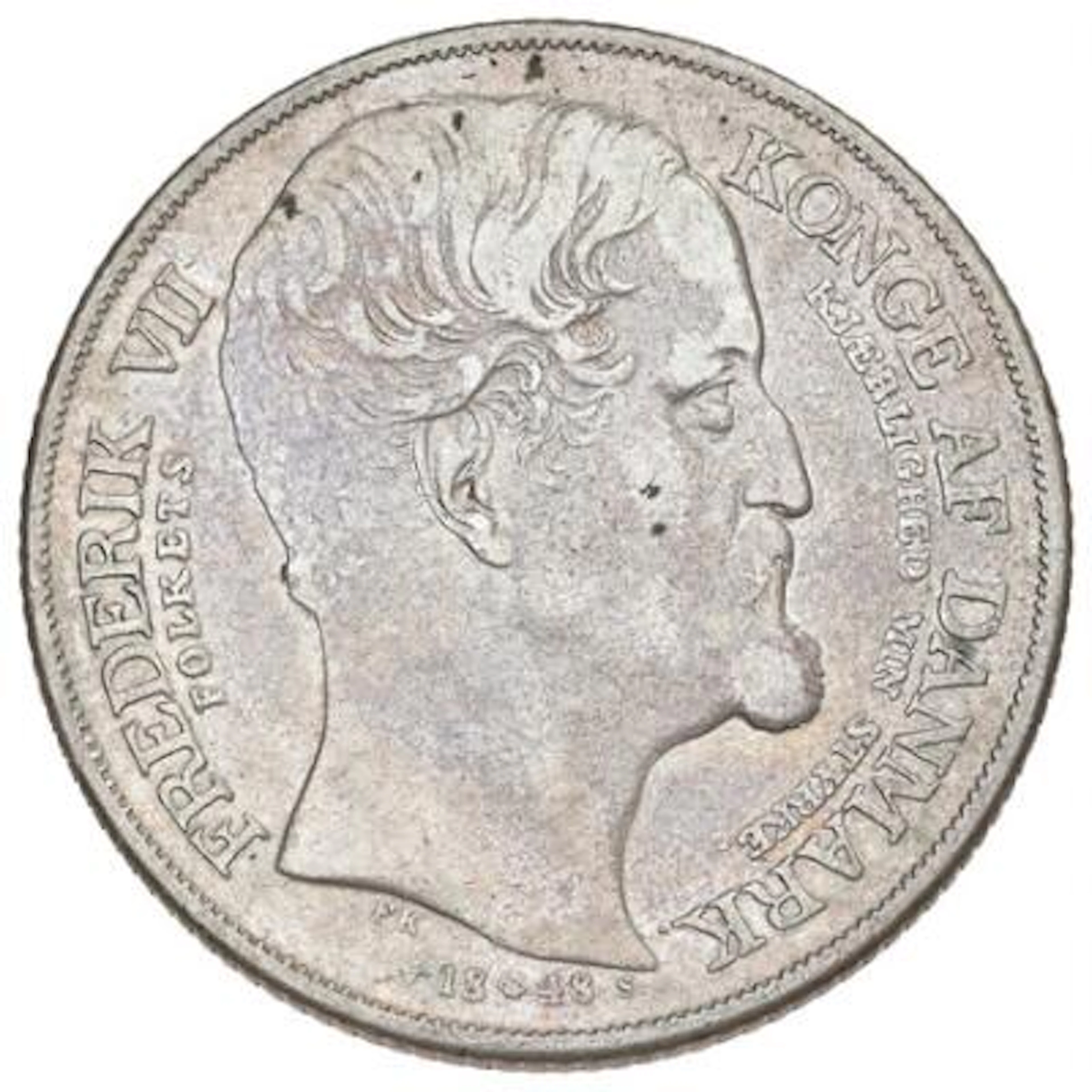 Frederik VII, speciedaler 1848 VS, “Accession”, H 3 – Bruun Rasmussen