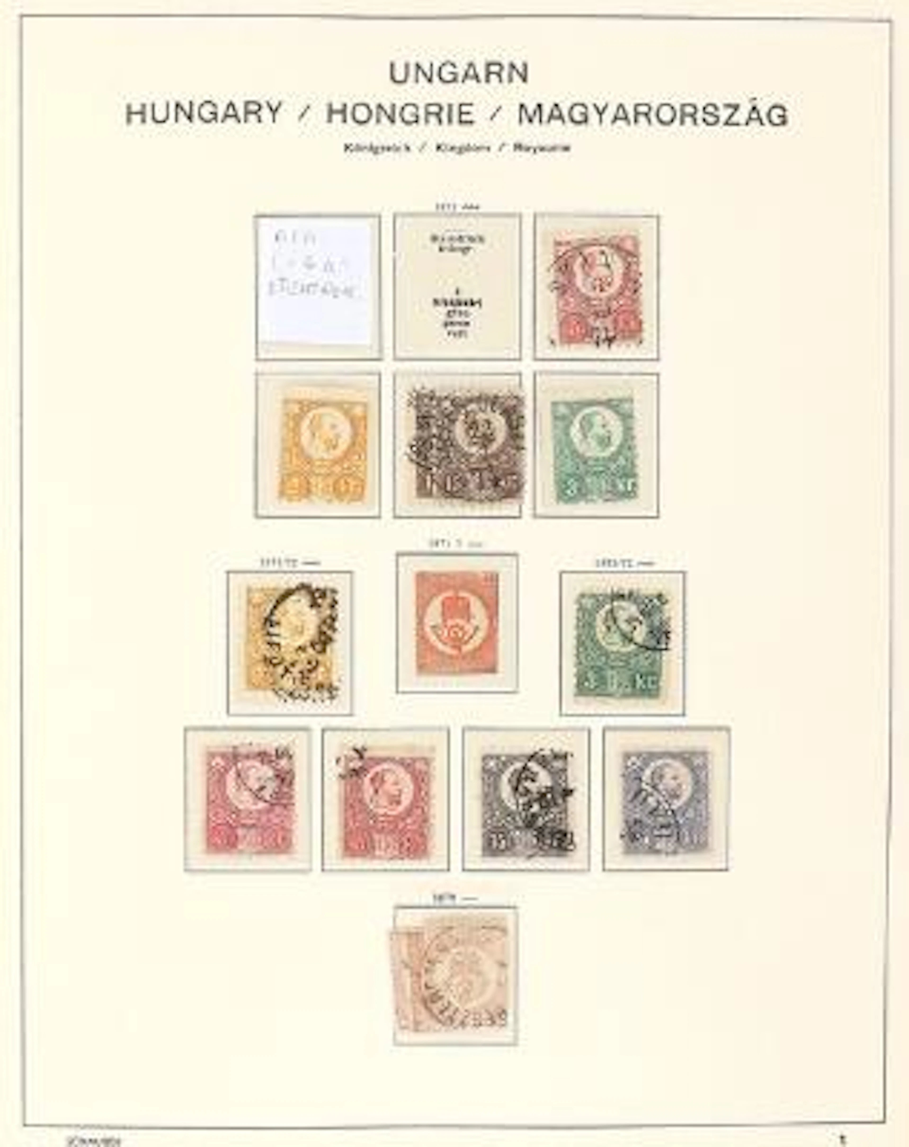 Hungary. 1871-2004. Well filled collection in 8 Schaubek albums in