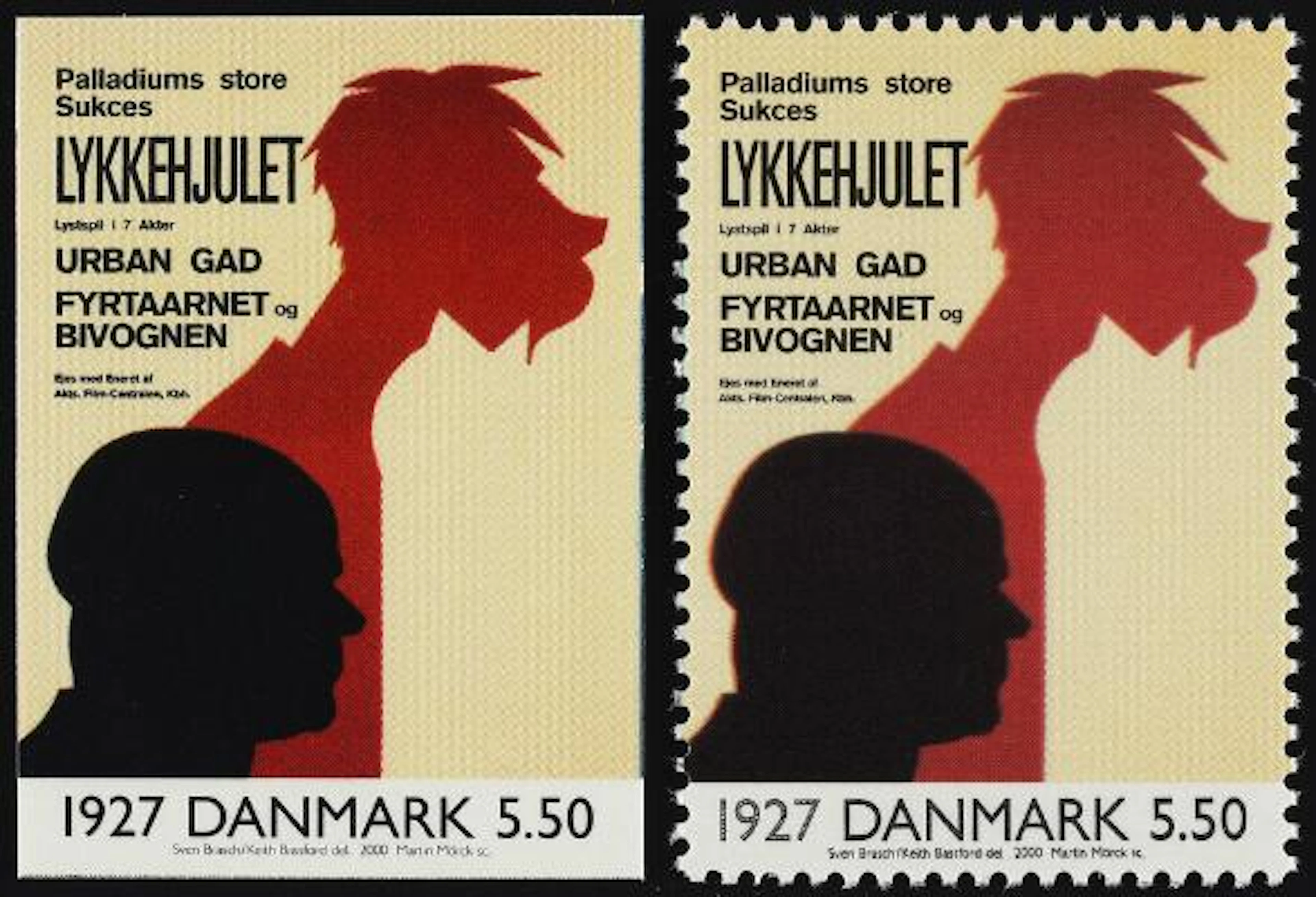 2000. Fy and Bi, 5,50 kr. IMPERFORATED PROOF. MNH – Bruun Rasmussen Auctioneers