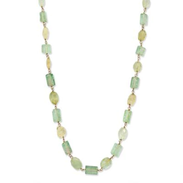 Natascha Trolle: A tourmaline and beryl necklace set with tourmalines