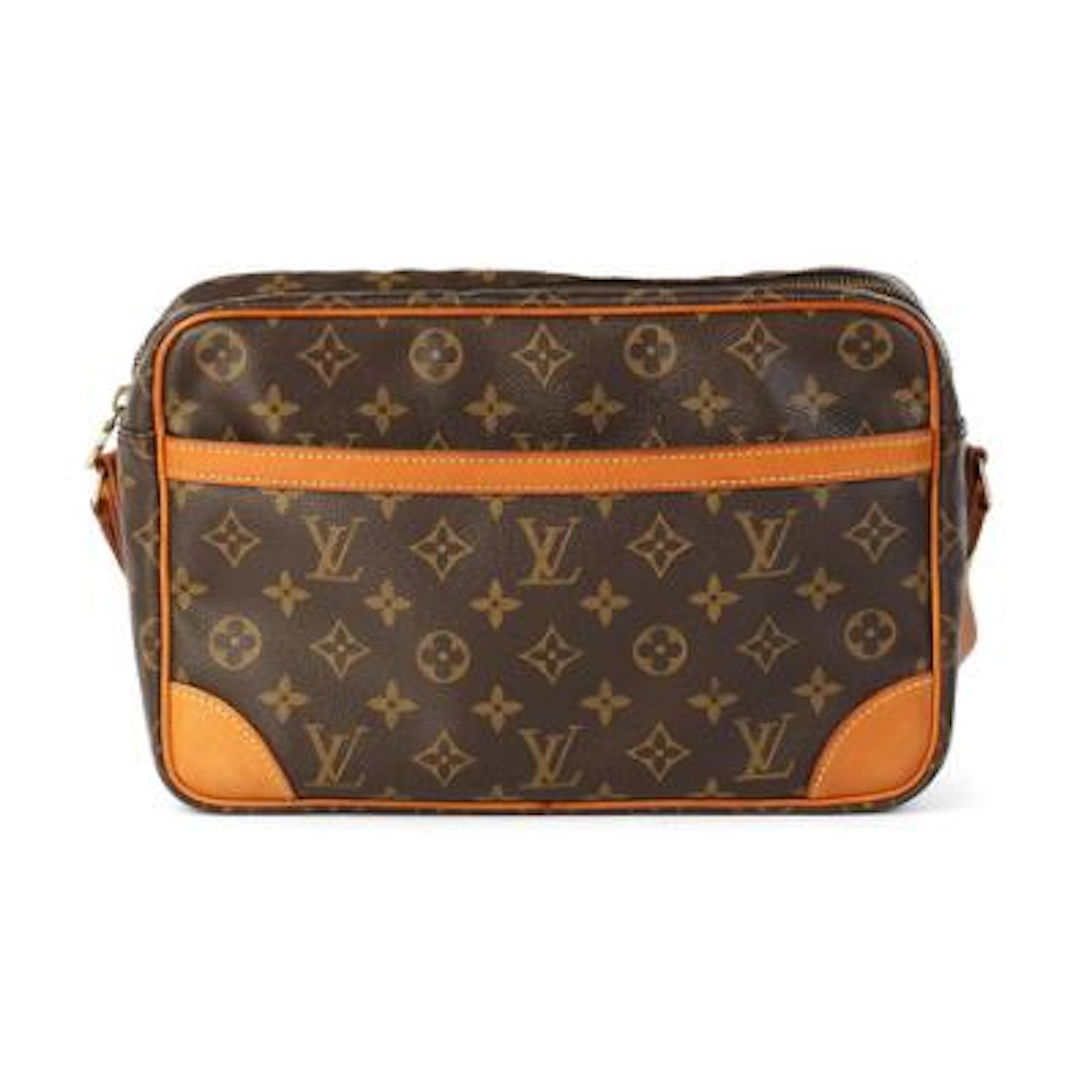 Louis Vuitton: A "Trocadero 30" bag of brown monogram canvas with
