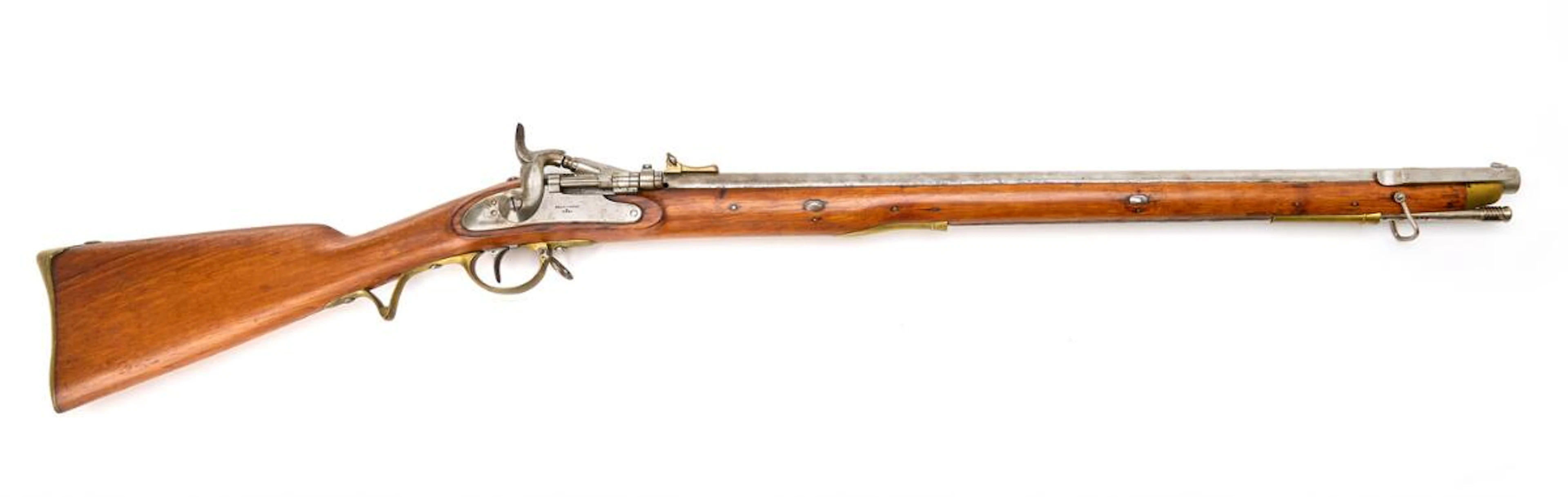 Danish Naval Breech-loading Rifle pattern 1853/69 with ramrod. – Bruun