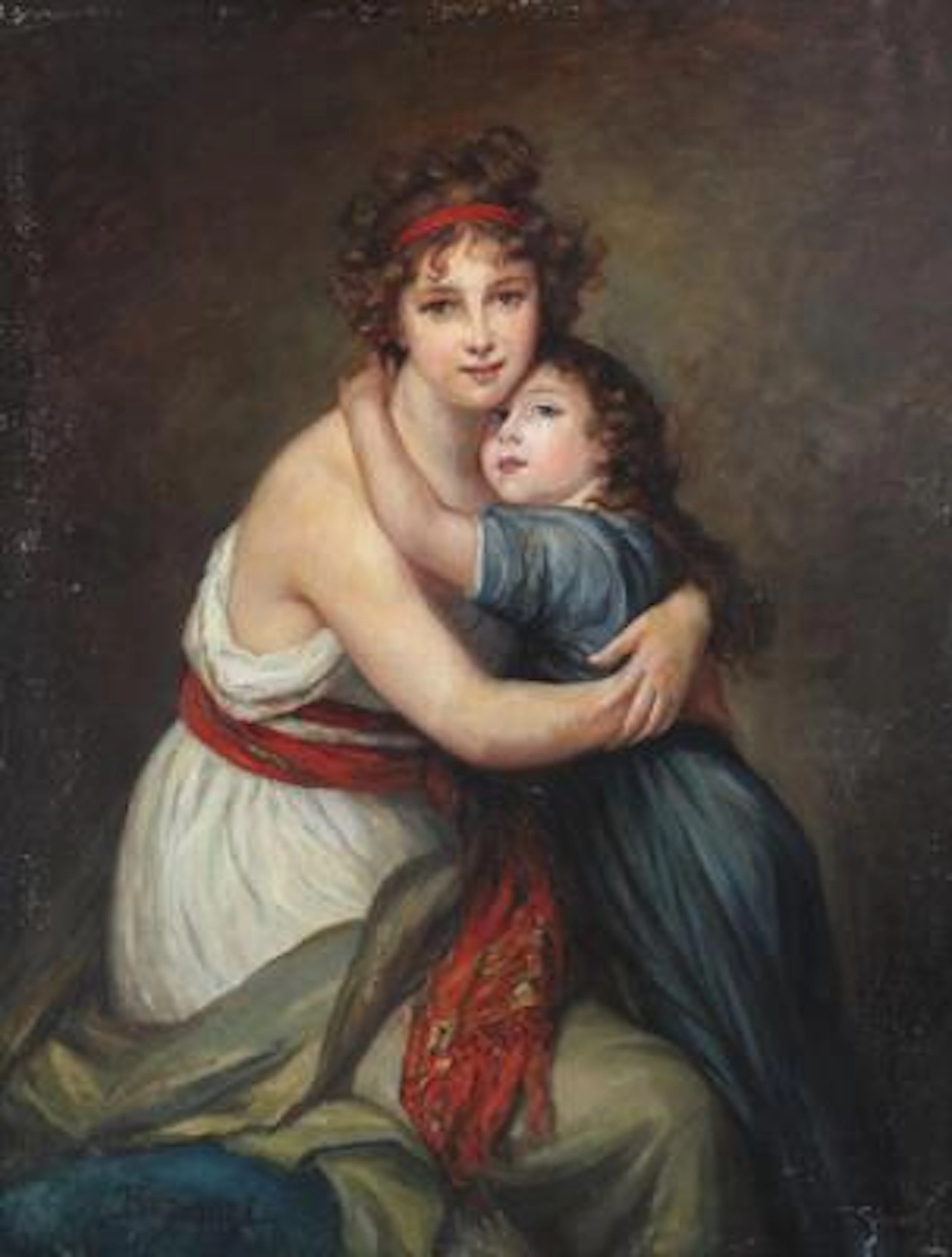 Elisabeth Vigée le Brun, copy efter, 19th century: Self portrait with