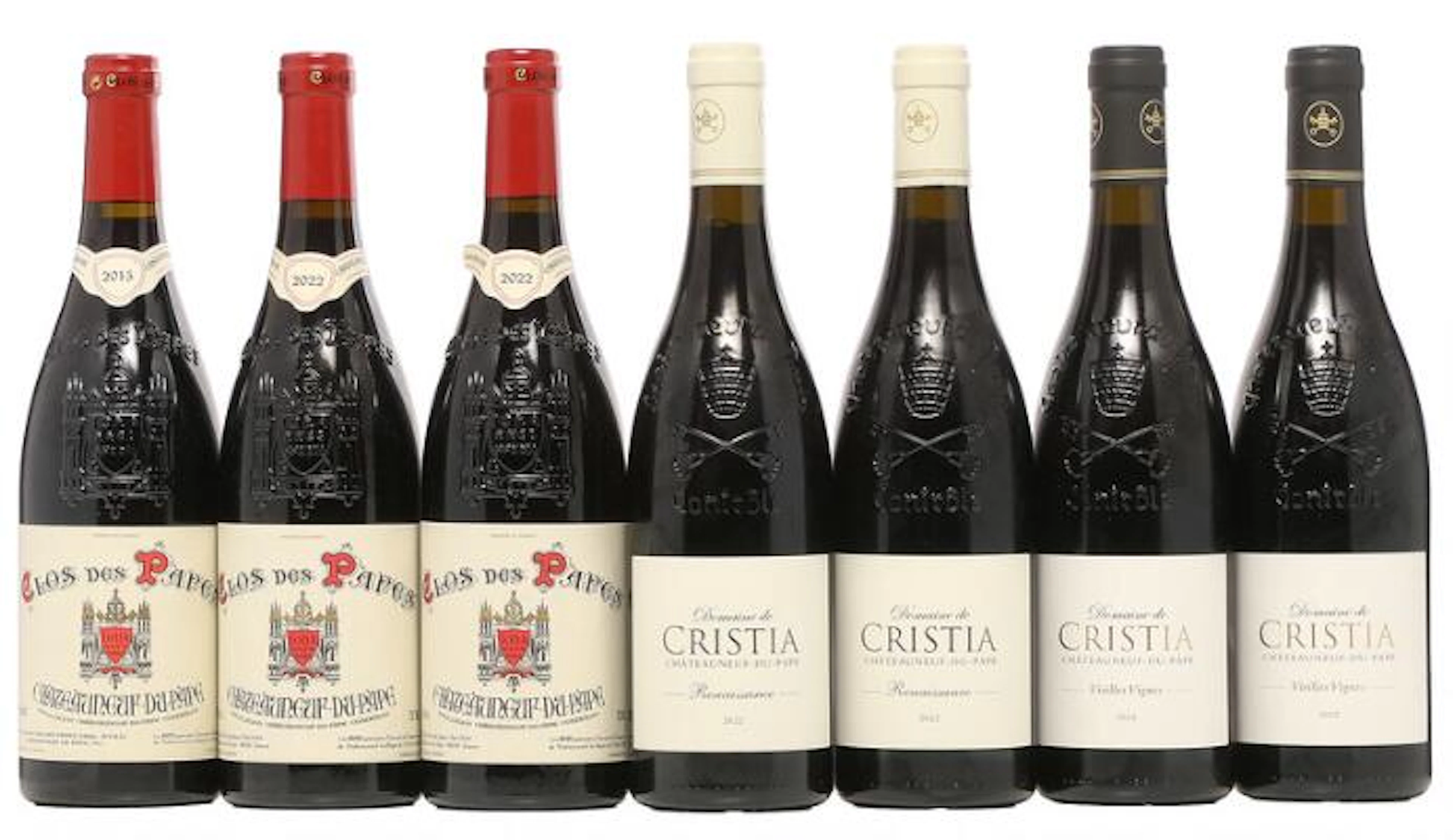 1 bt. Chateauneuf-du-Pape, Clos des Papes, Paul Avril 2015 A (hf/in).