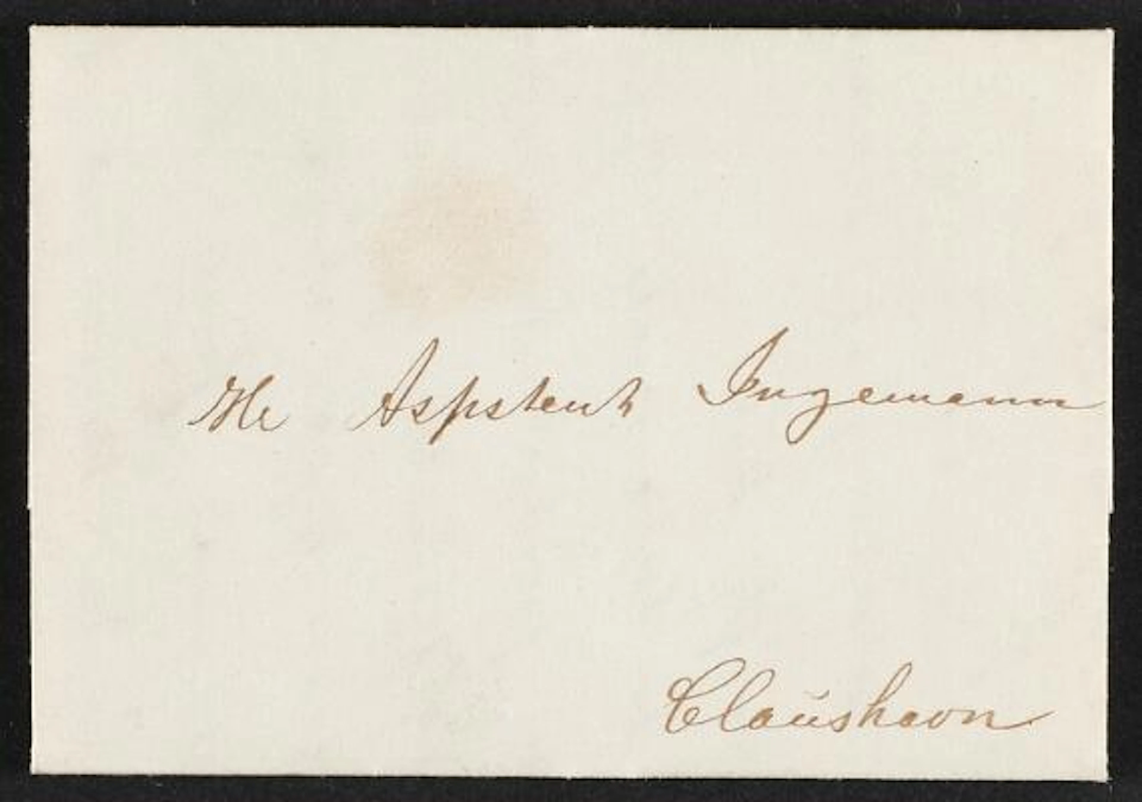 Greenland. 1864. Unfranked cover with full contents, dated 12. juli